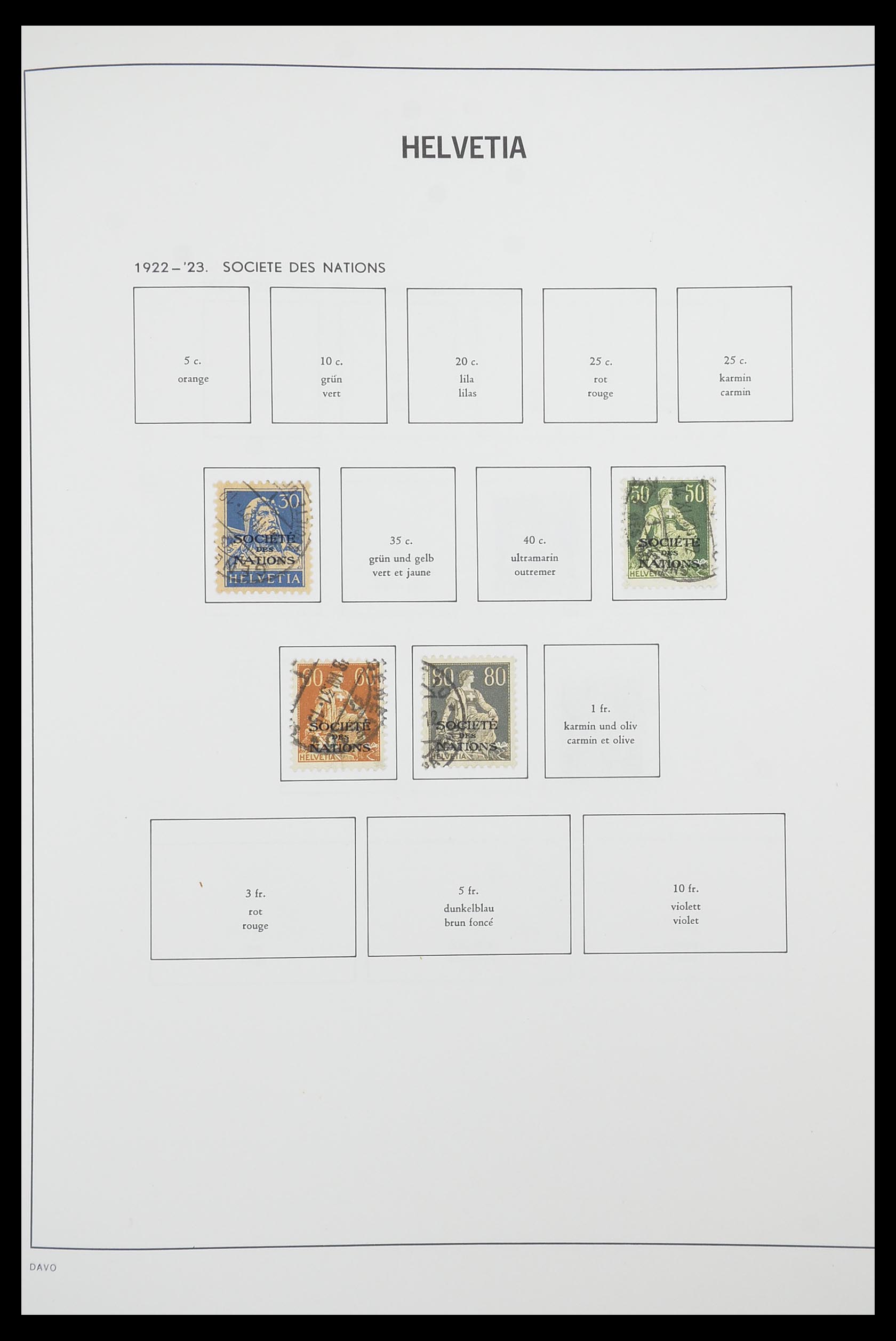 33915 112 - Stamp collection 33915 Switzerland 1850-1994.
