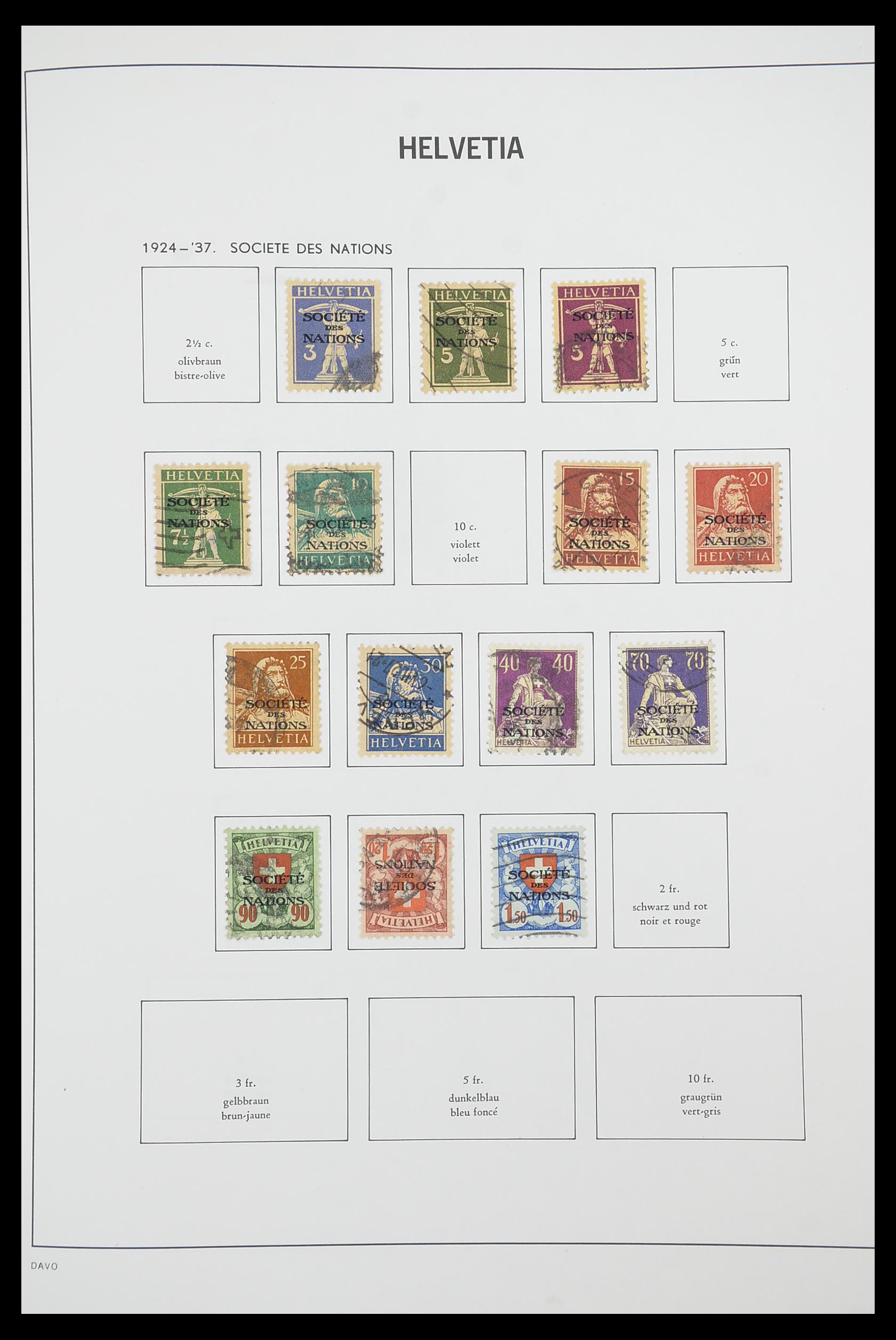 33915 114 - Stamp collection 33915 Switzerland 1850-1994.