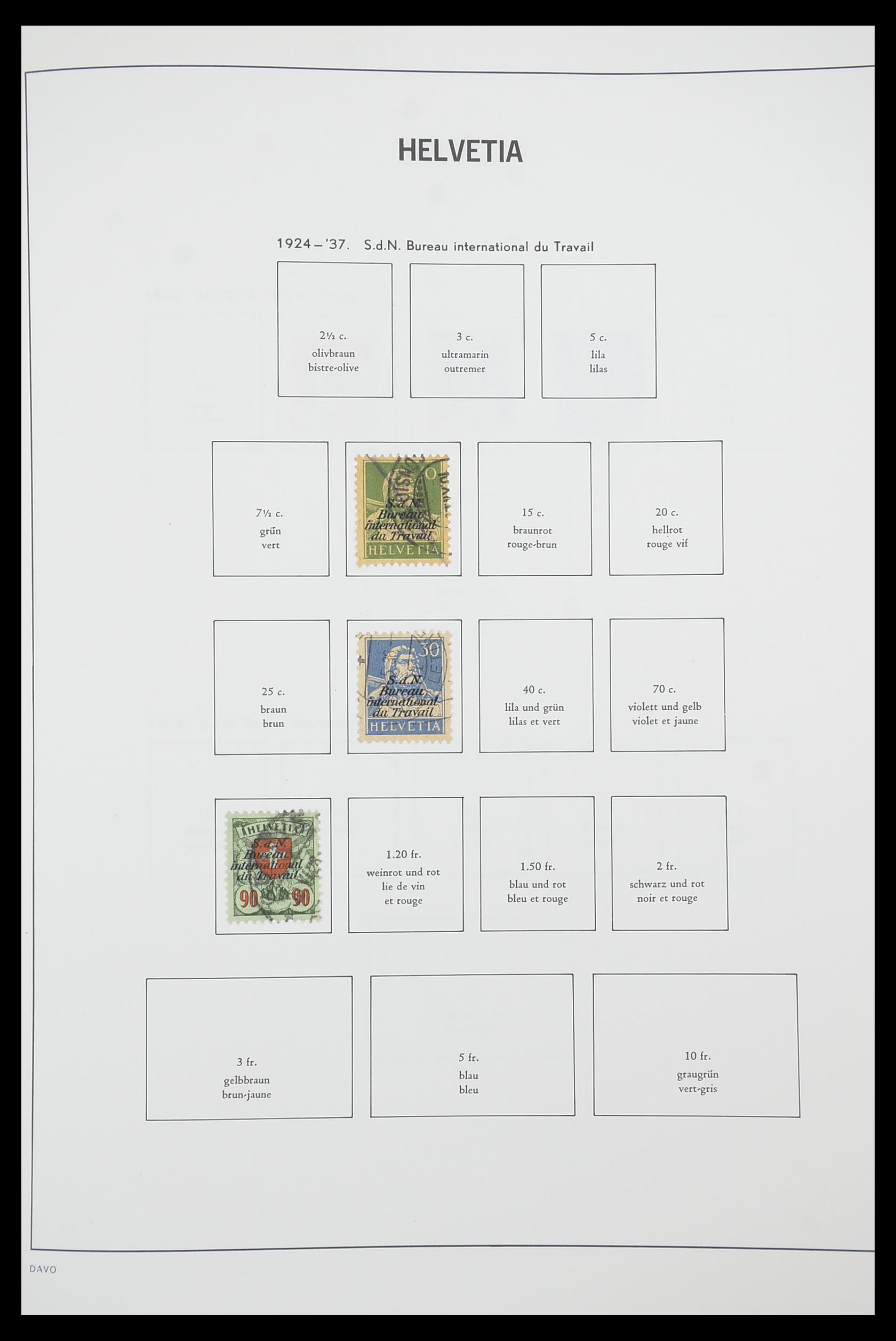 33915 115 - Stamp collection 33915 Switzerland 1850-1994.