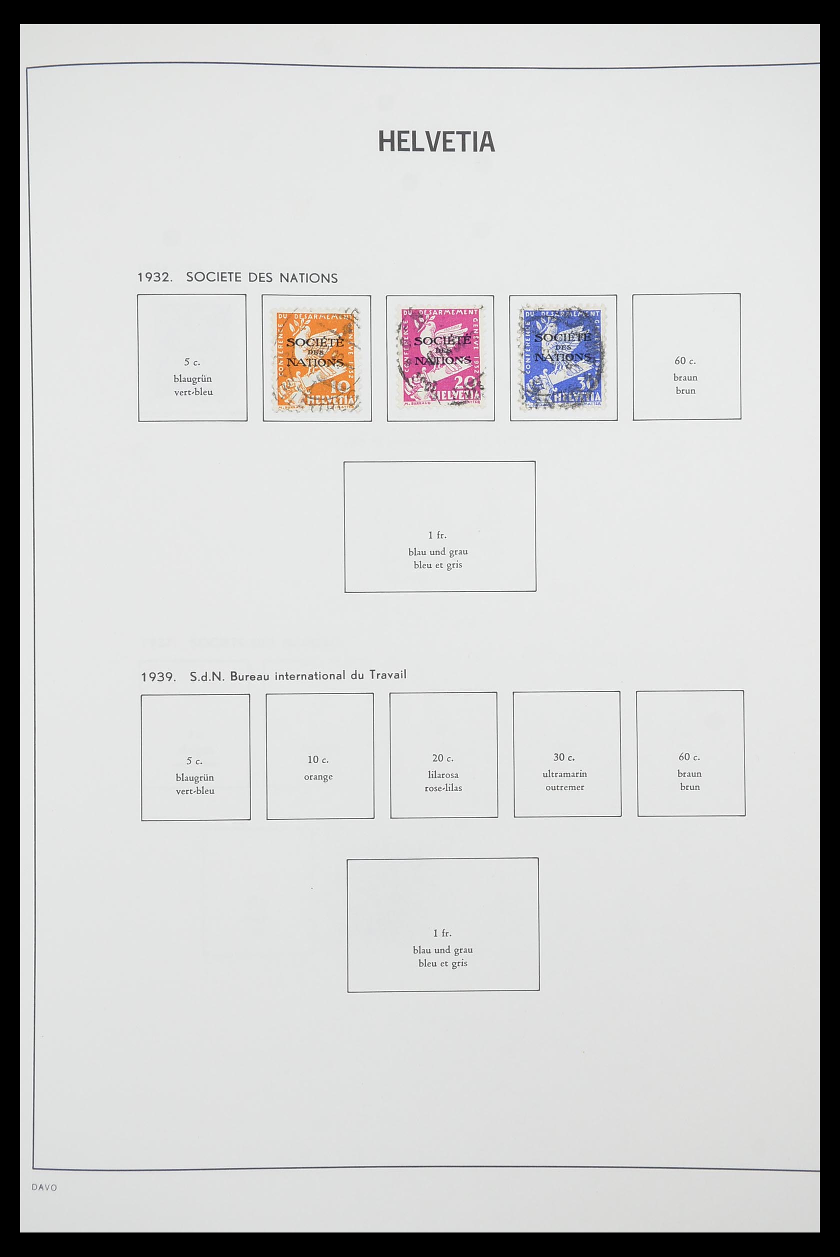 33915 116 - Stamp collection 33915 Switzerland 1850-1994.