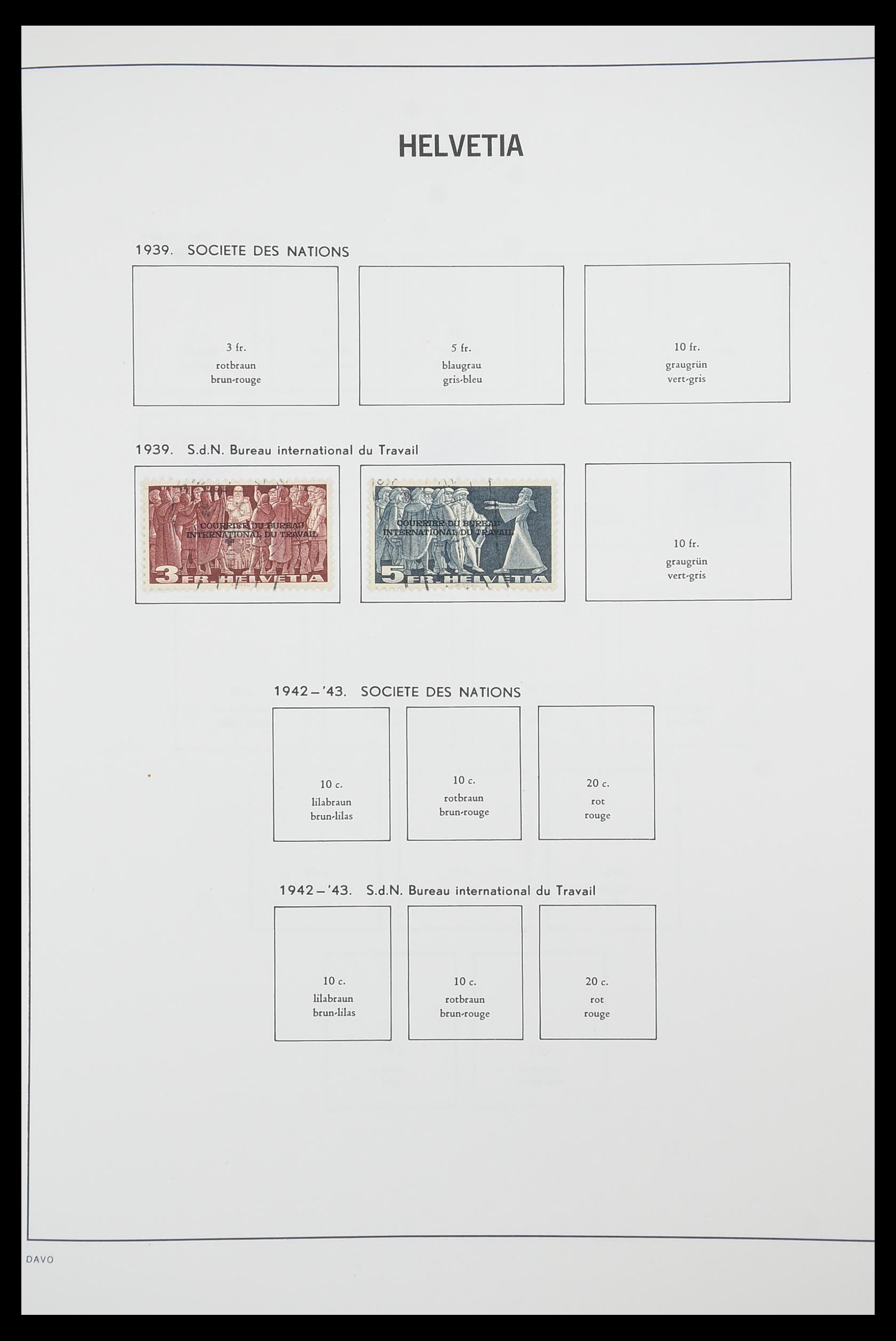 33915 119 - Stamp collection 33915 Switzerland 1850-1994.