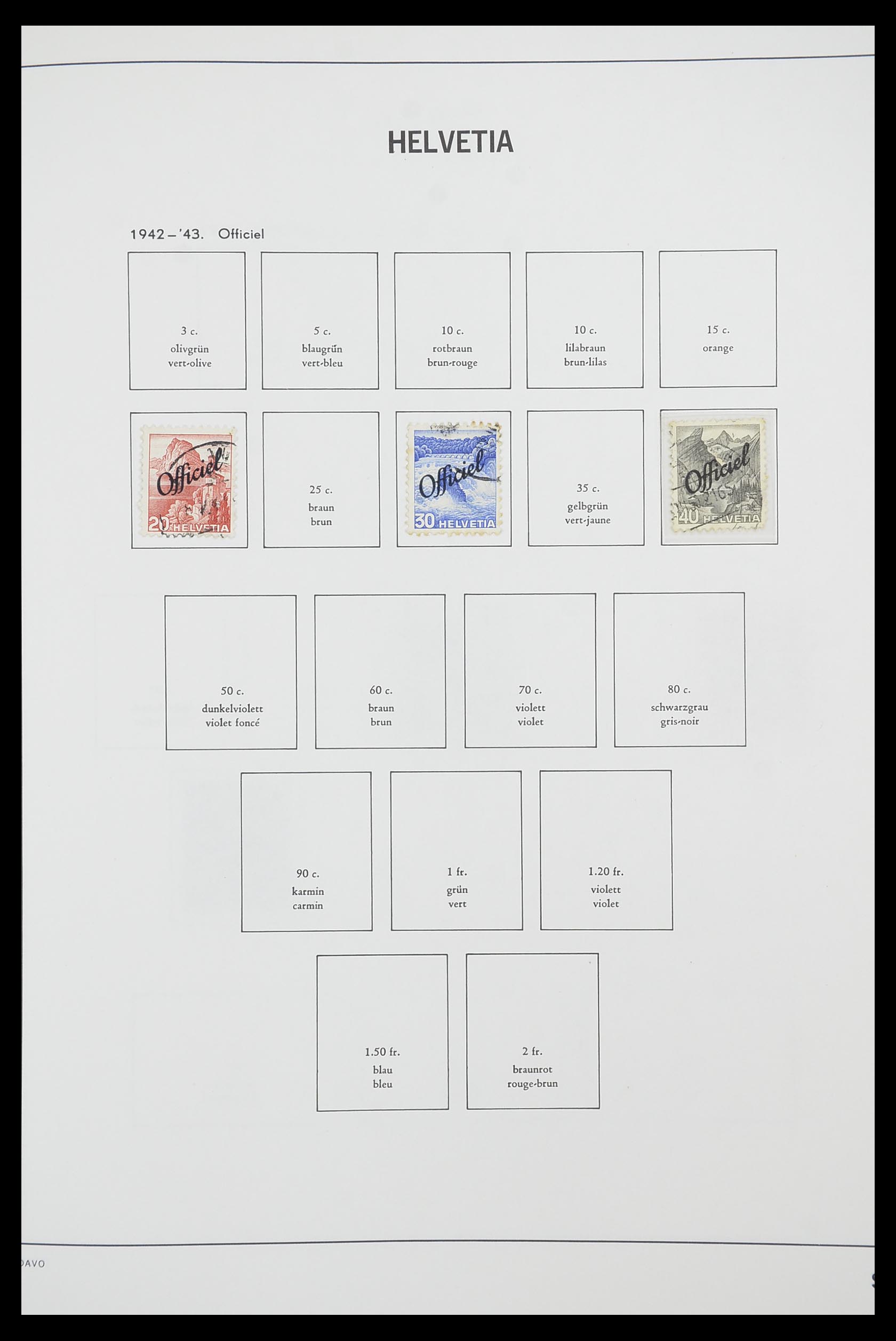 33915 120 - Stamp collection 33915 Switzerland 1850-1994.