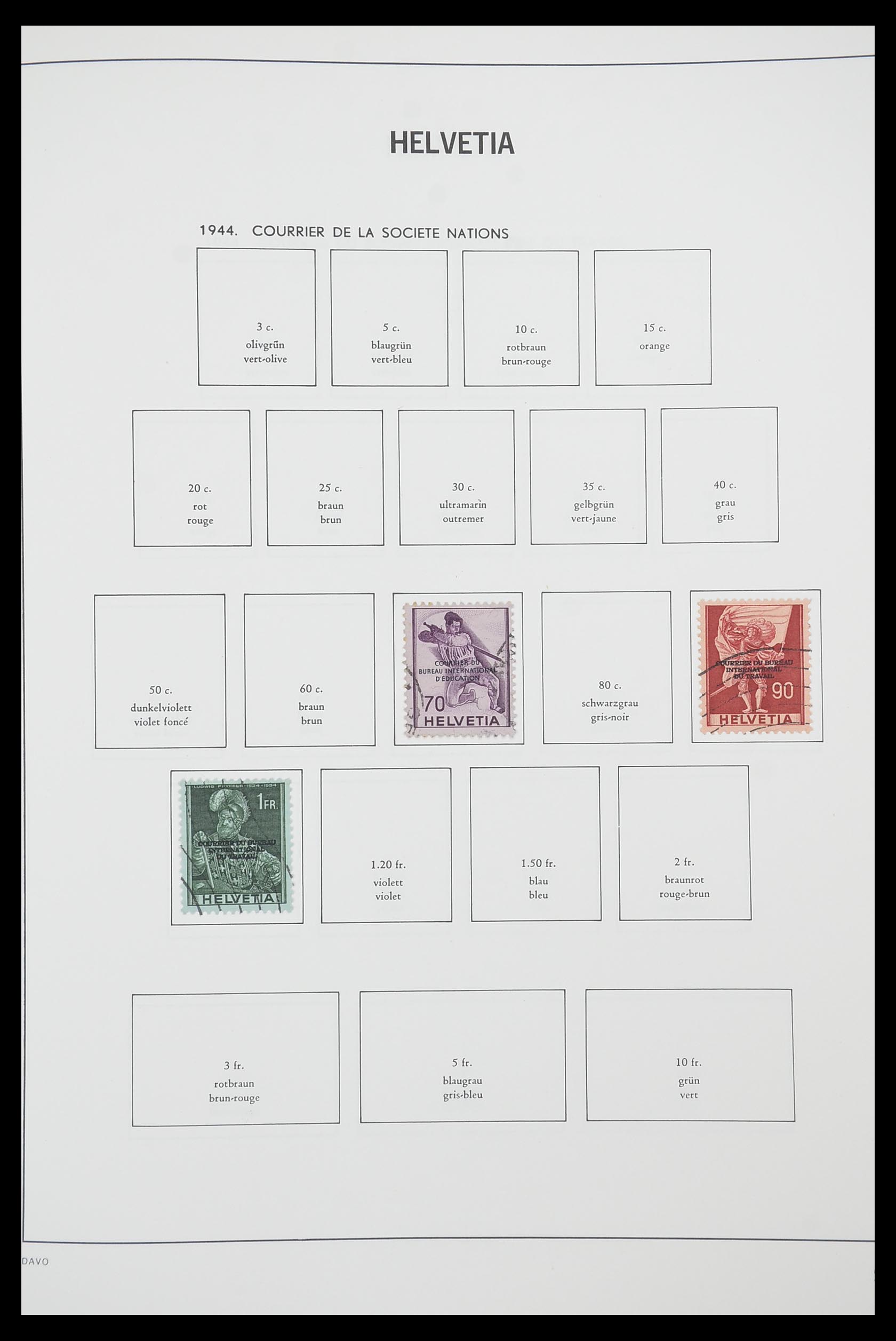 33915 121 - Stamp collection 33915 Switzerland 1850-1994.