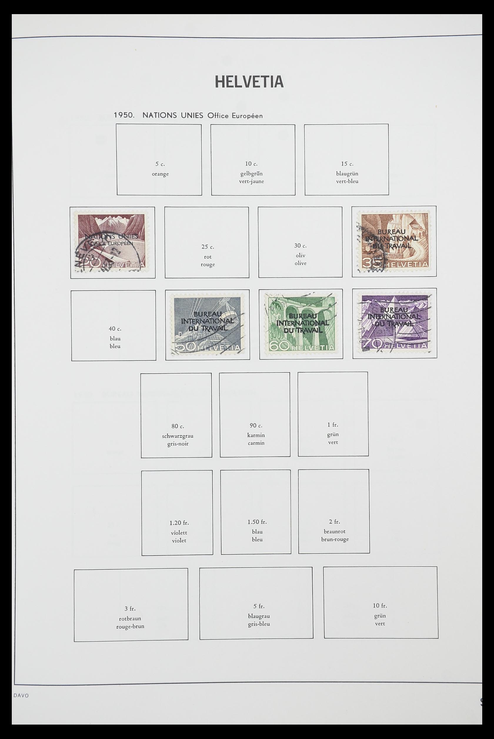 33915 122 - Stamp collection 33915 Switzerland 1850-1994.
