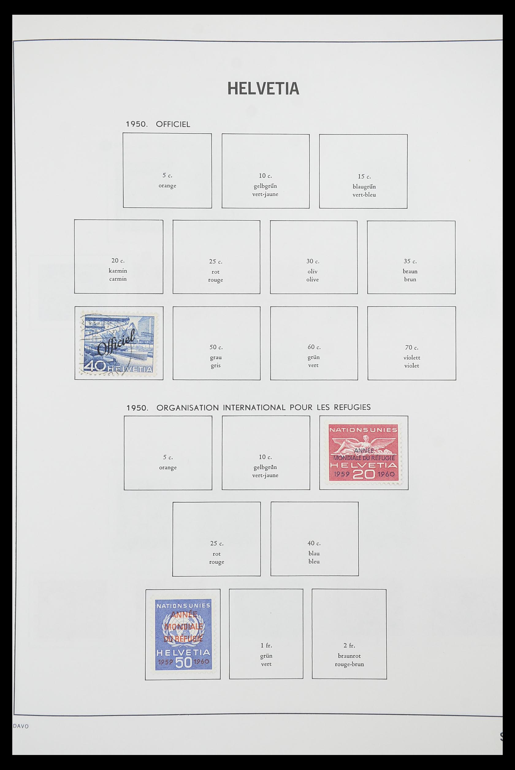 33915 123 - Stamp collection 33915 Switzerland 1850-1994.