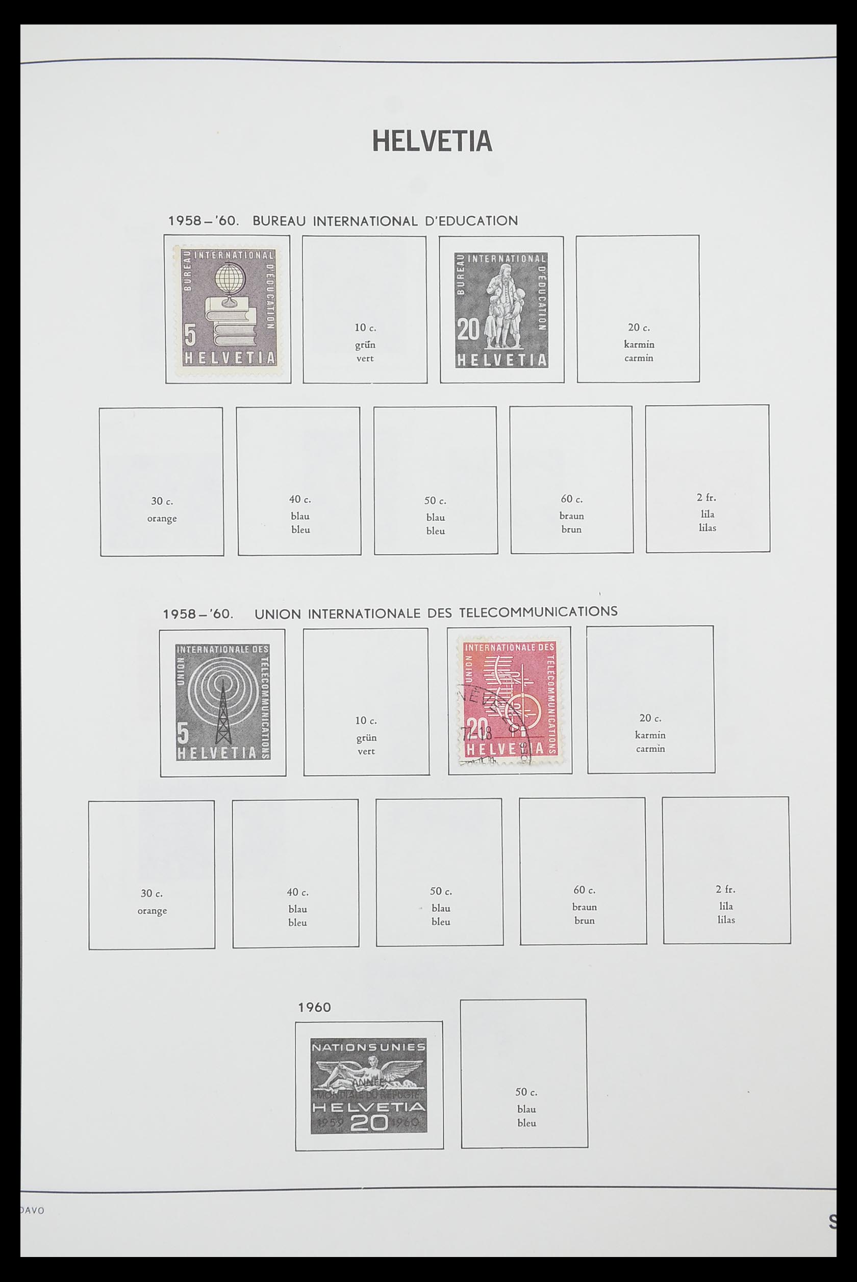 33915 125 - Stamp collection 33915 Switzerland 1850-1994.