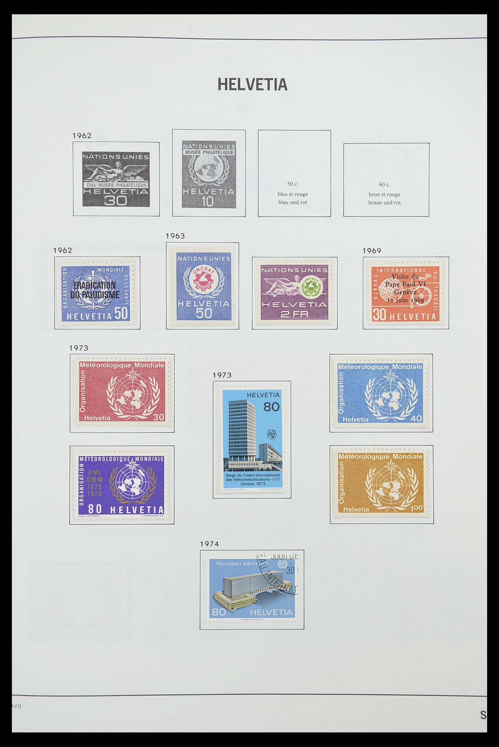 33915 126 - Stamp collection 33915 Switzerland 1850-1994.