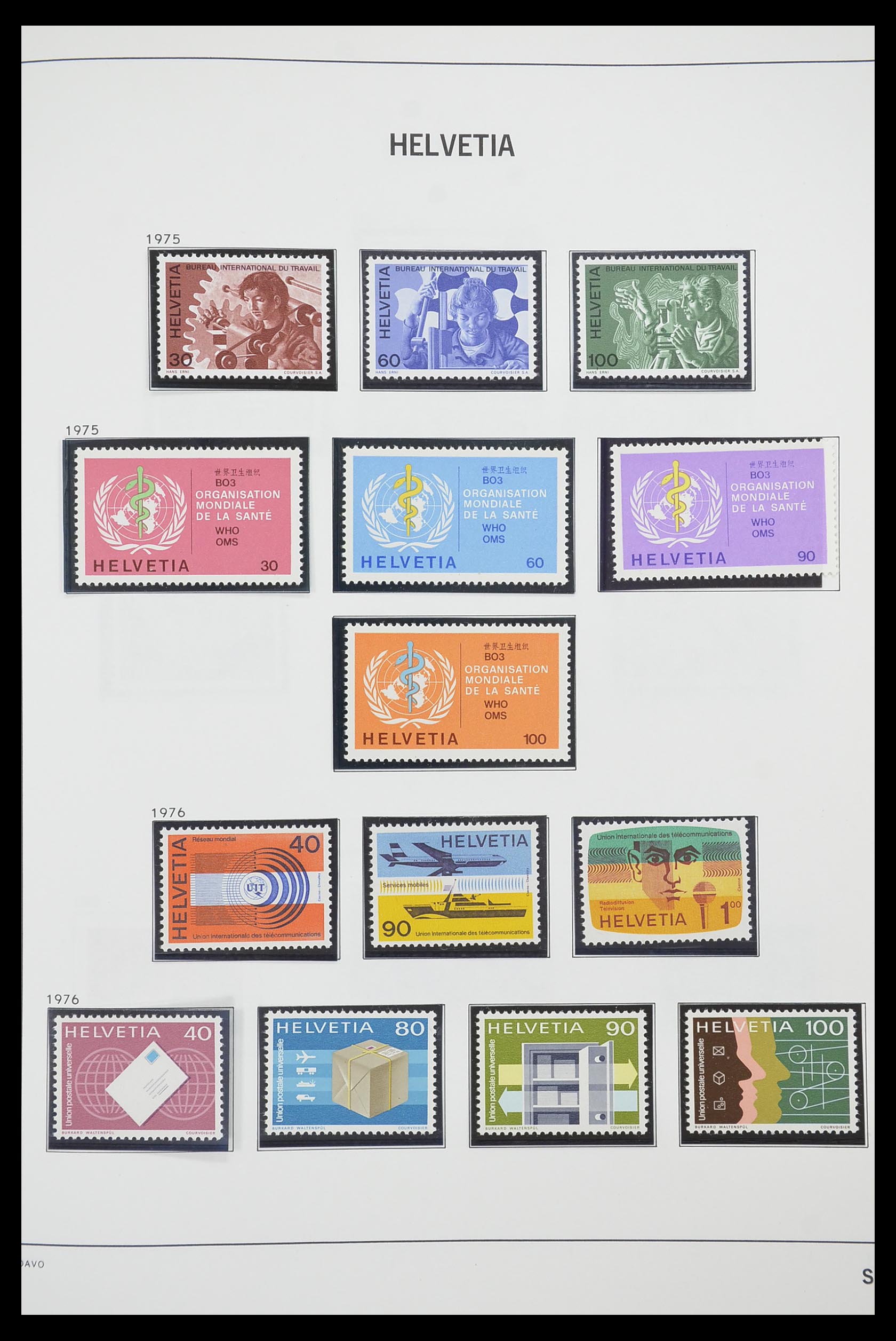 33915 127 - Stamp collection 33915 Switzerland 1850-1994.