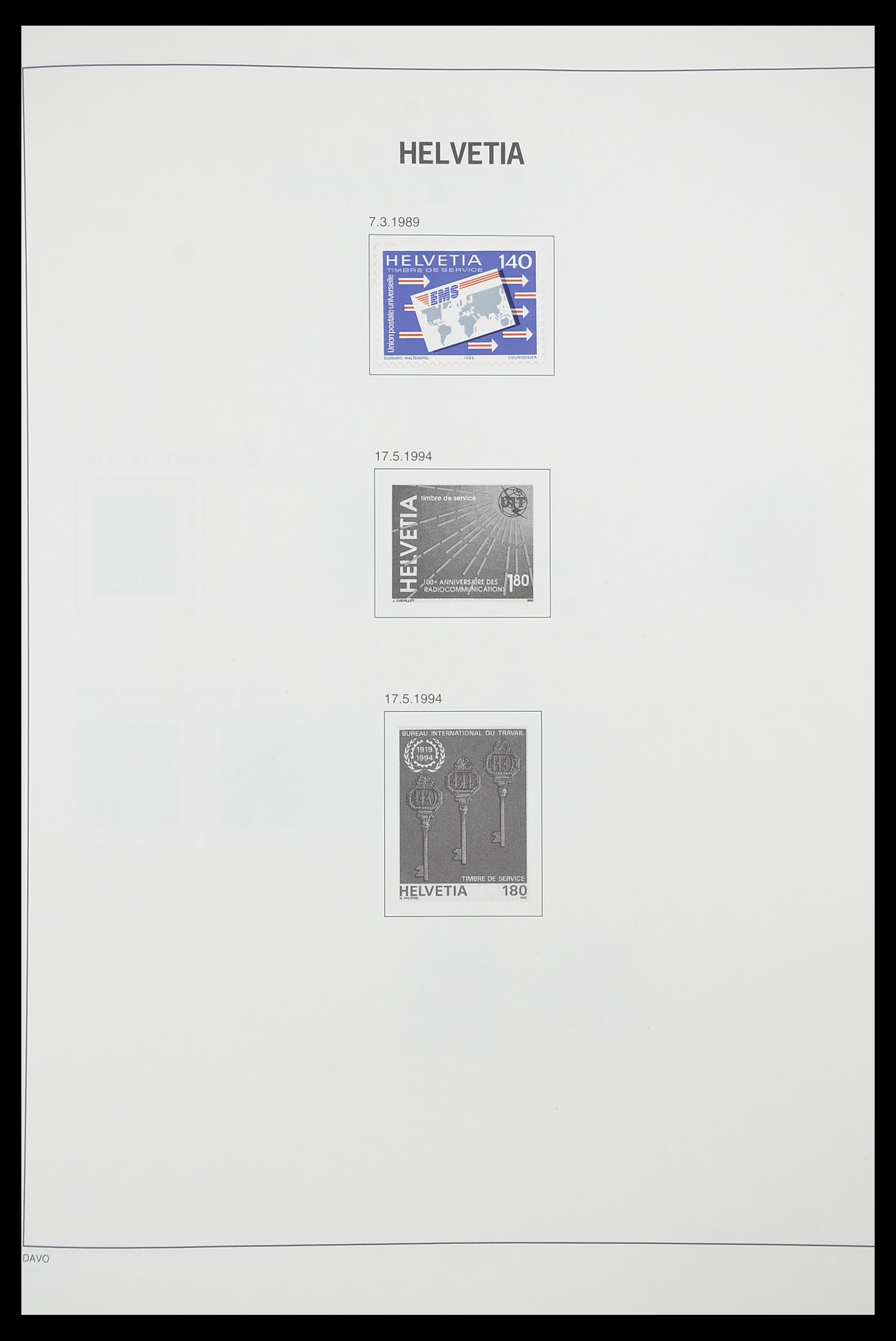 33915 129 - Stamp collection 33915 Switzerland 1850-1994.