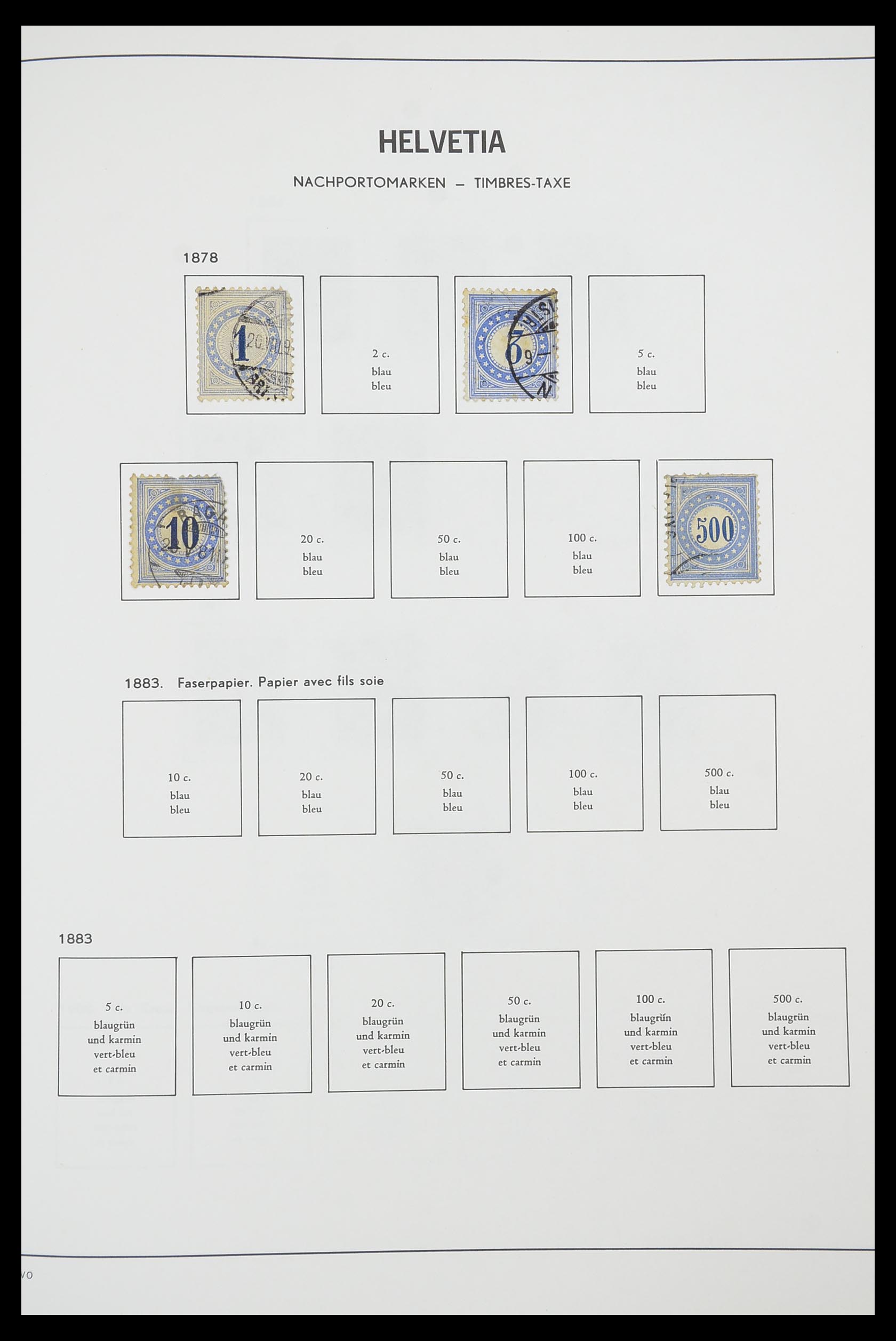 33915 132 - Stamp collection 33915 Switzerland 1850-1994.