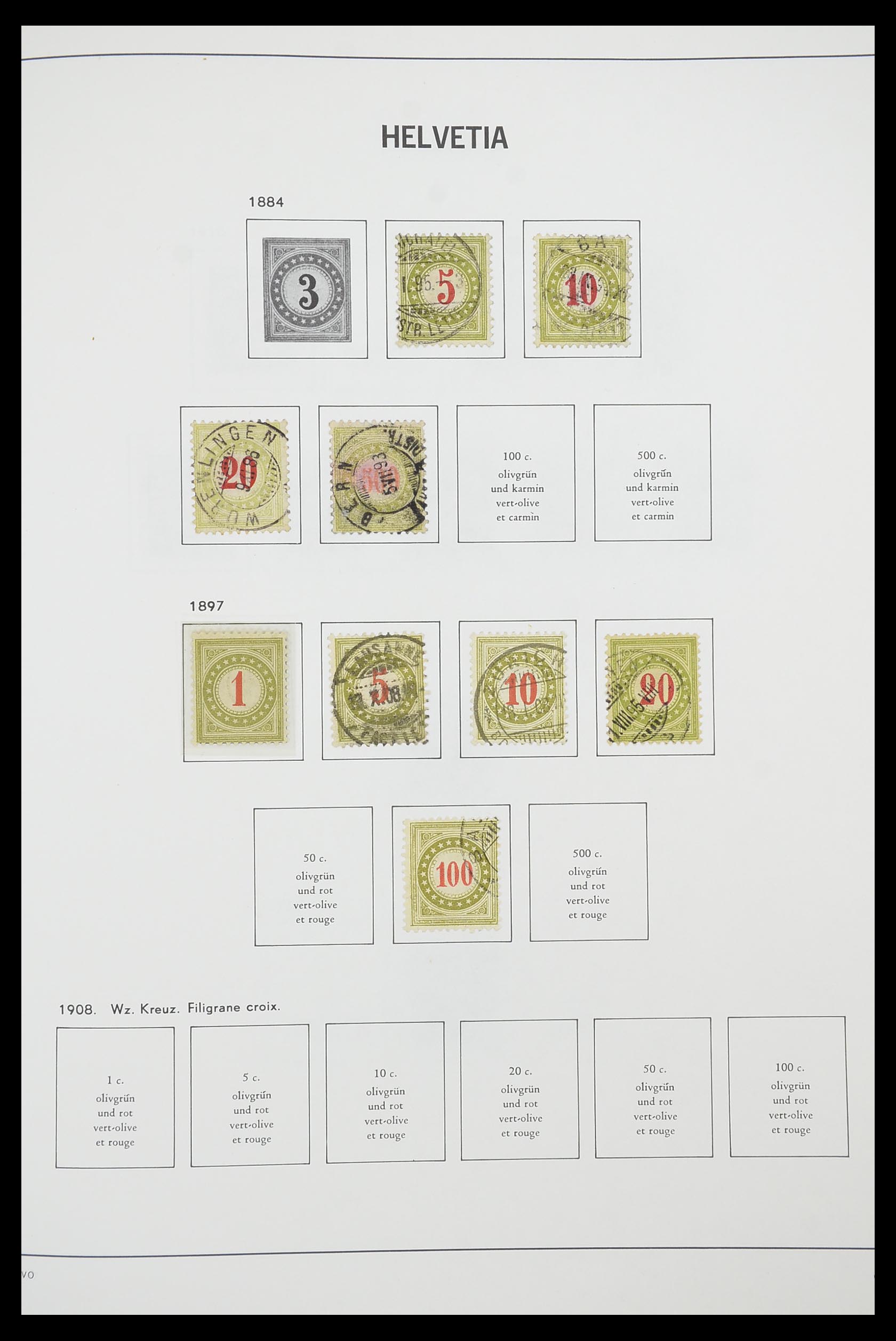 33915 133 - Stamp collection 33915 Switzerland 1850-1994.
