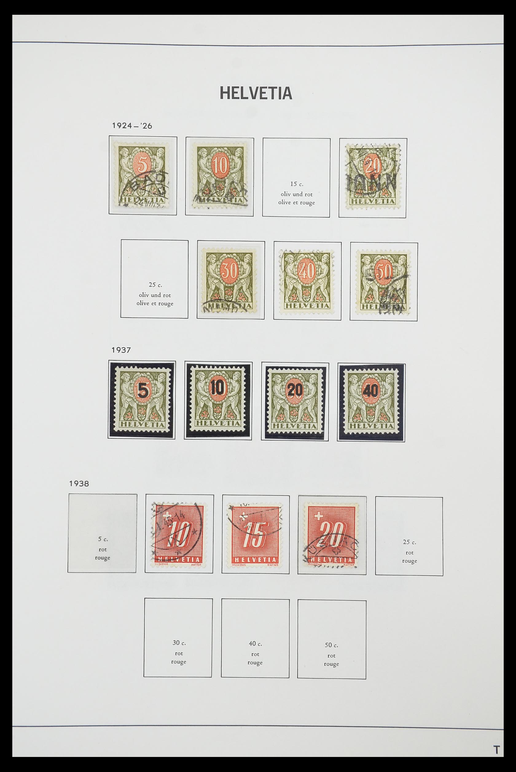 33915 135 - Stamp collection 33915 Switzerland 1850-1994.