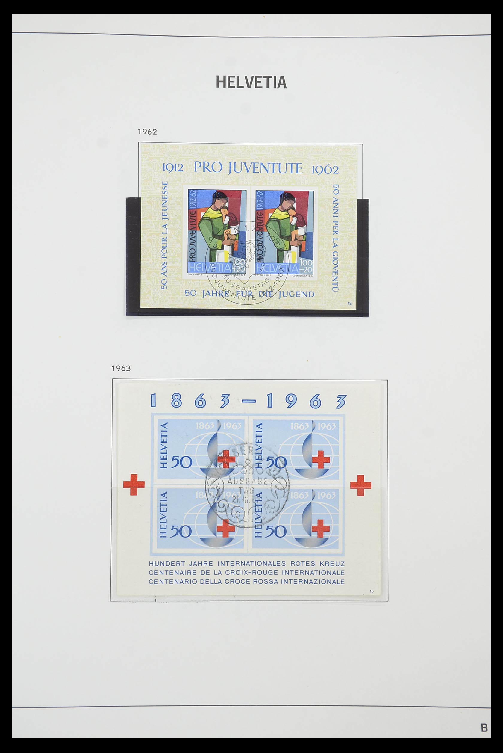 33915 138 - Stamp collection 33915 Switzerland 1850-1994.