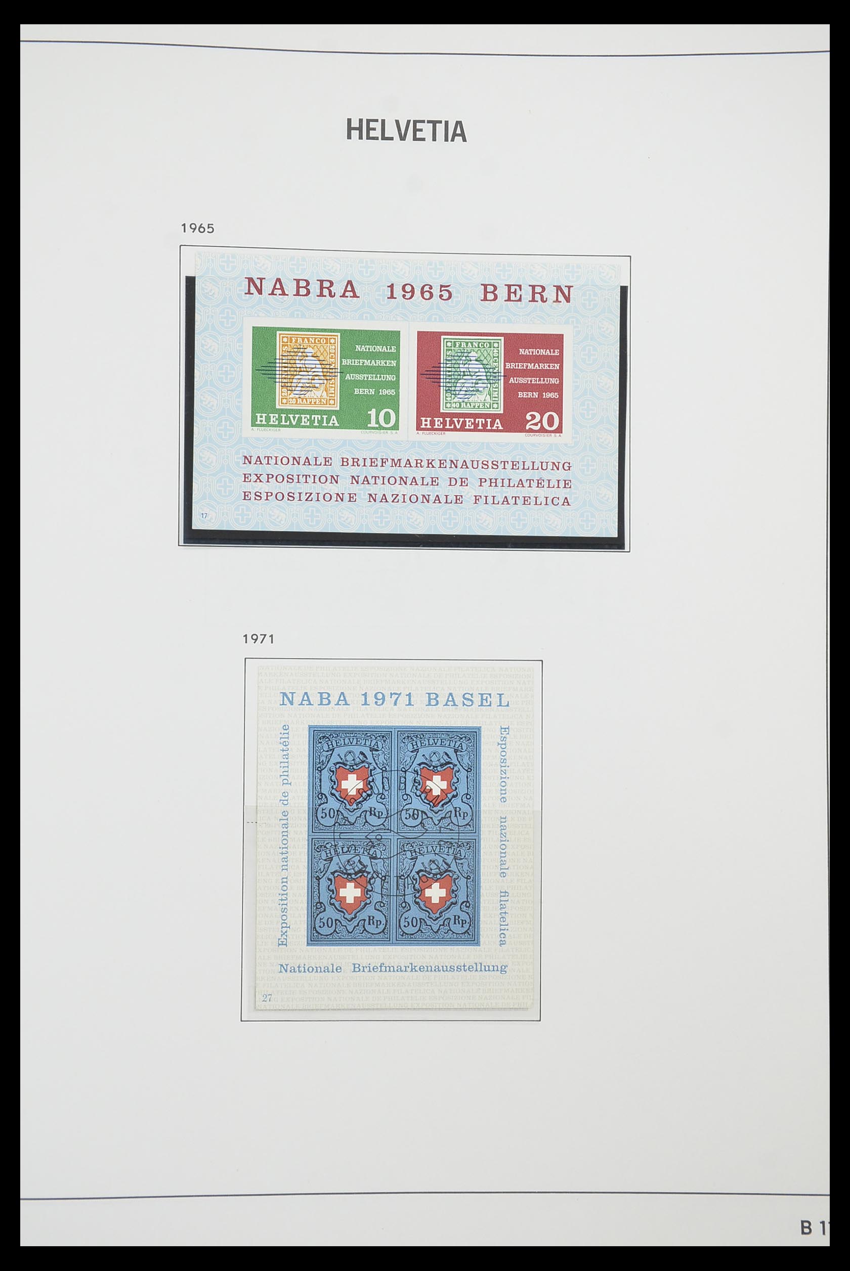 33915 139 - Stamp collection 33915 Switzerland 1850-1994.