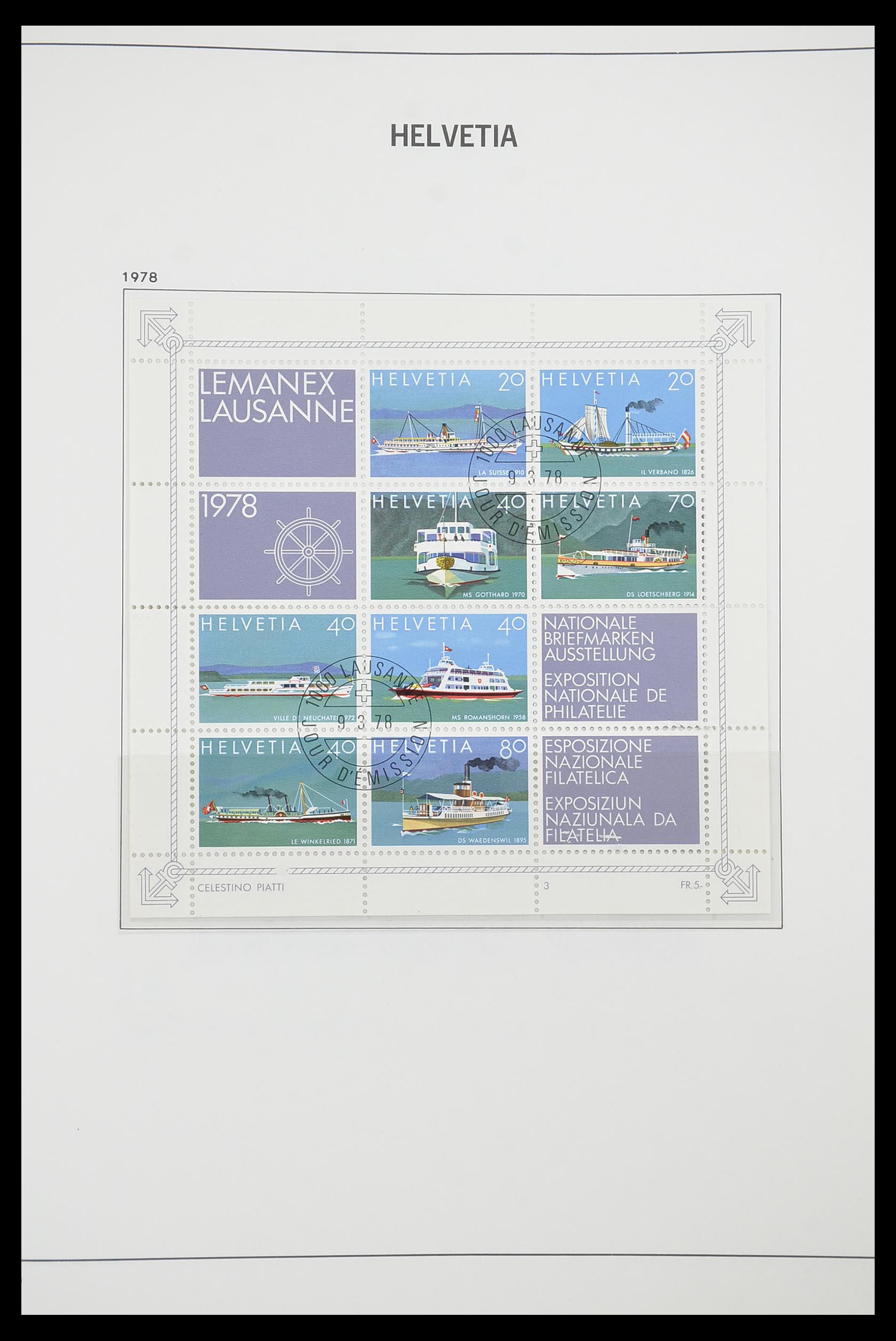 33915 140 - Stamp collection 33915 Switzerland 1850-1994.
