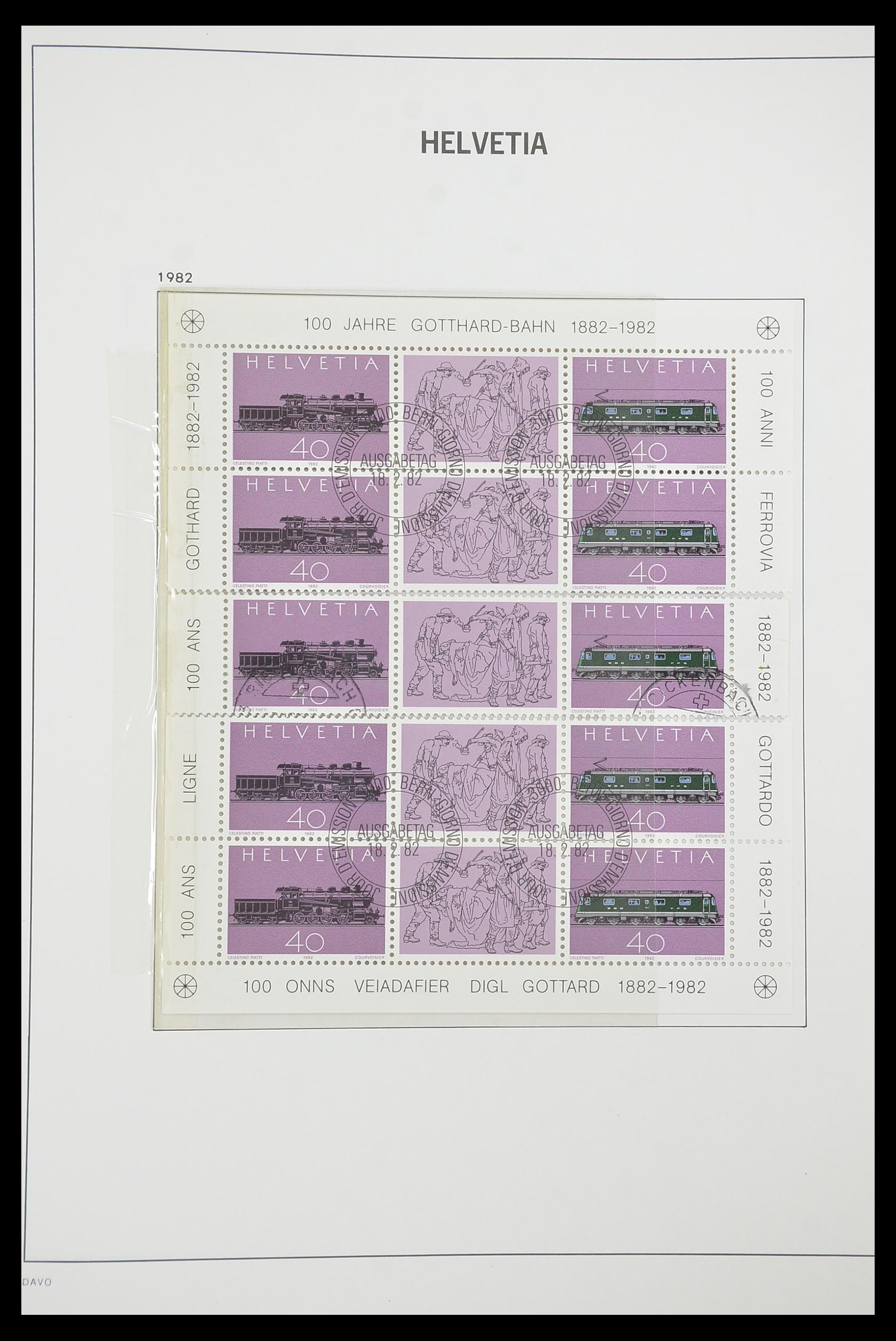 33915 141 - Stamp collection 33915 Switzerland 1850-1994.