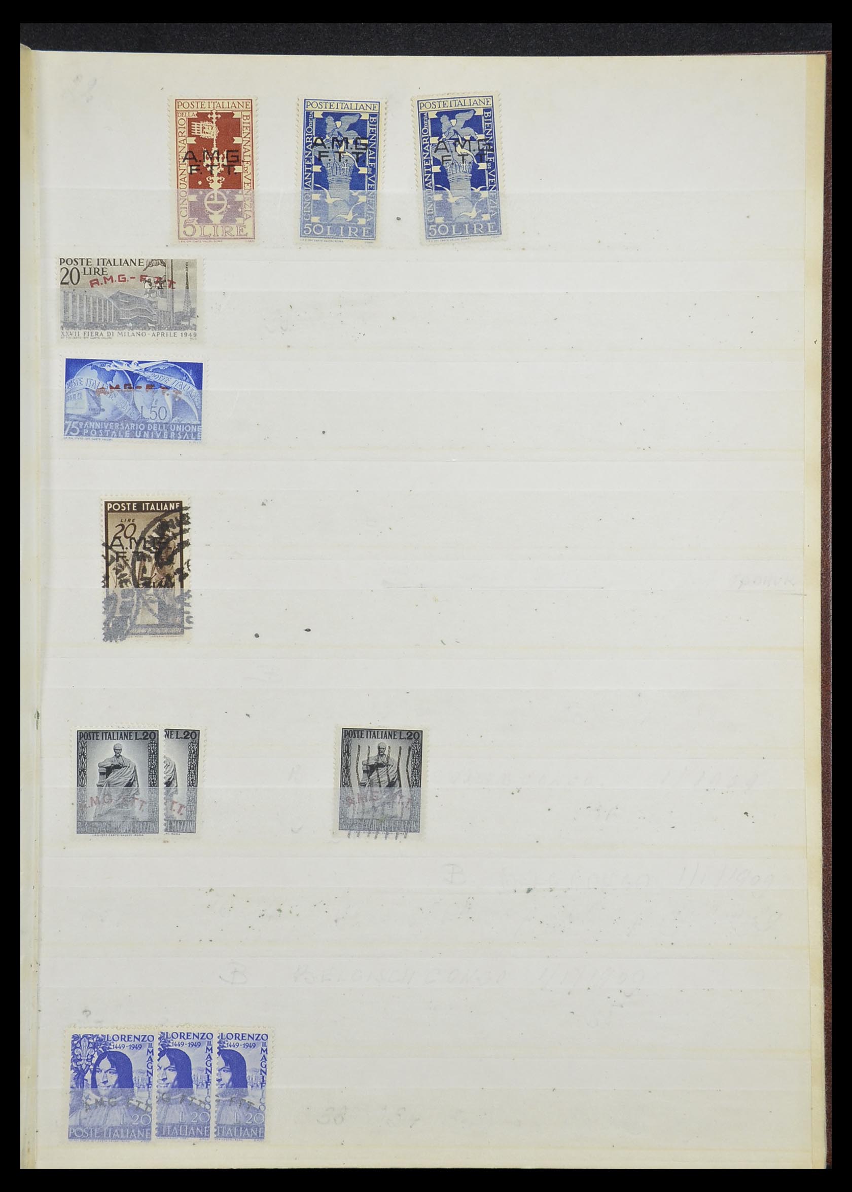 33917 003 - Postzegelverzameling 33917 Triëst, Campione en gebieden 1890-1960.