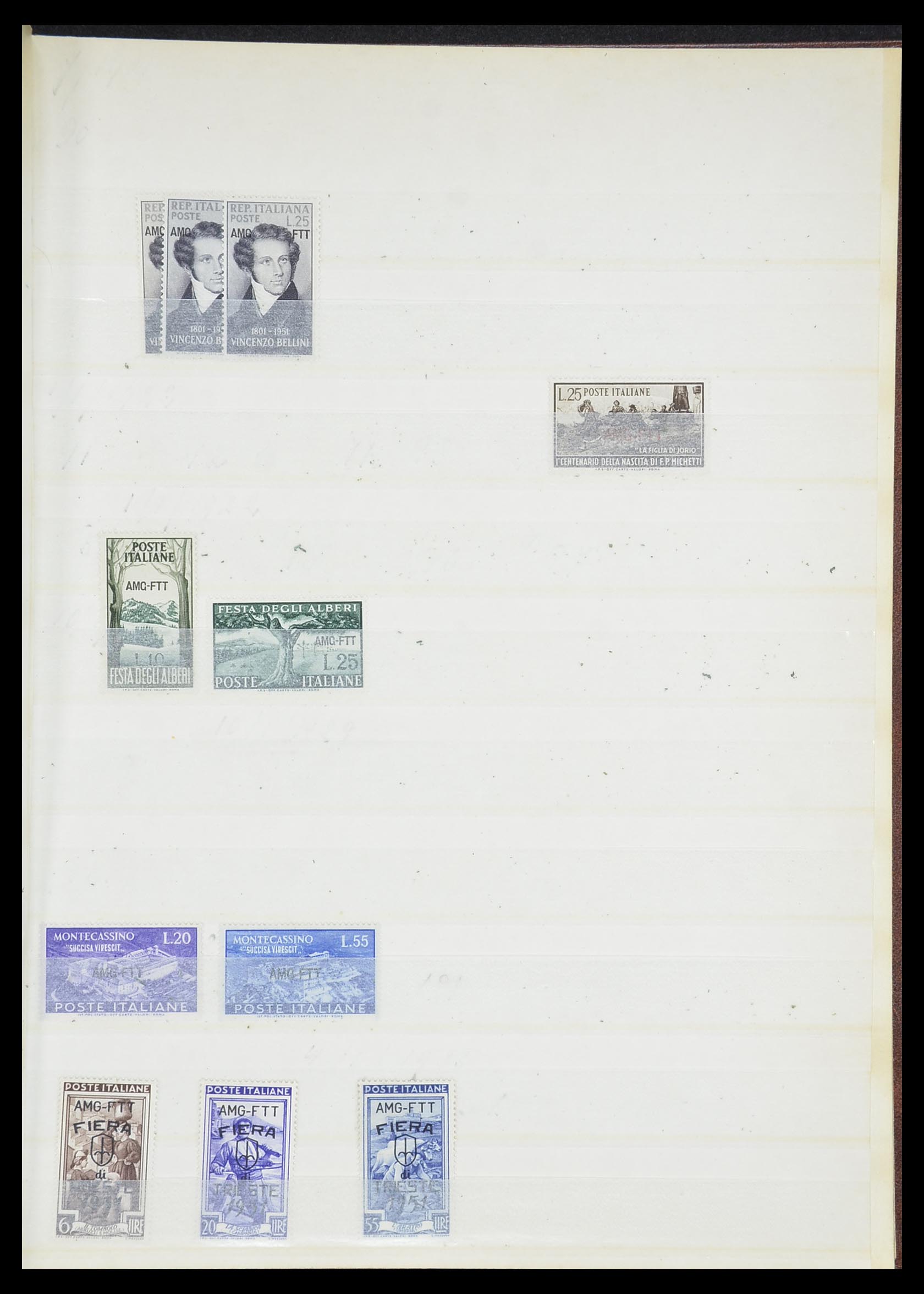 33917 007 - Postzegelverzameling 33917 Triëst, Campione en gebieden 1890-1960.
