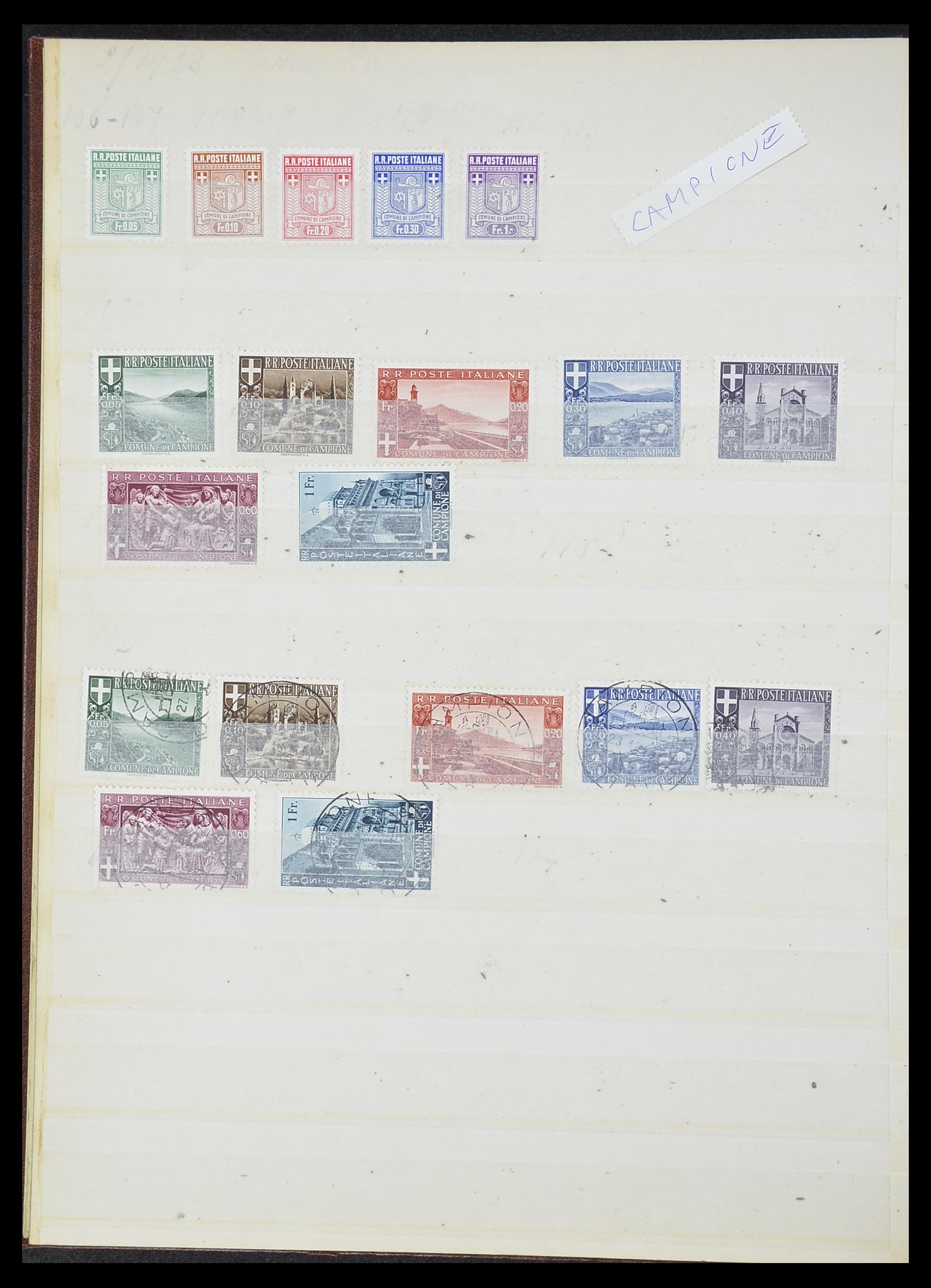 33917 008 - Postzegelverzameling 33917 Triëst, Campione en gebieden 1890-1960.