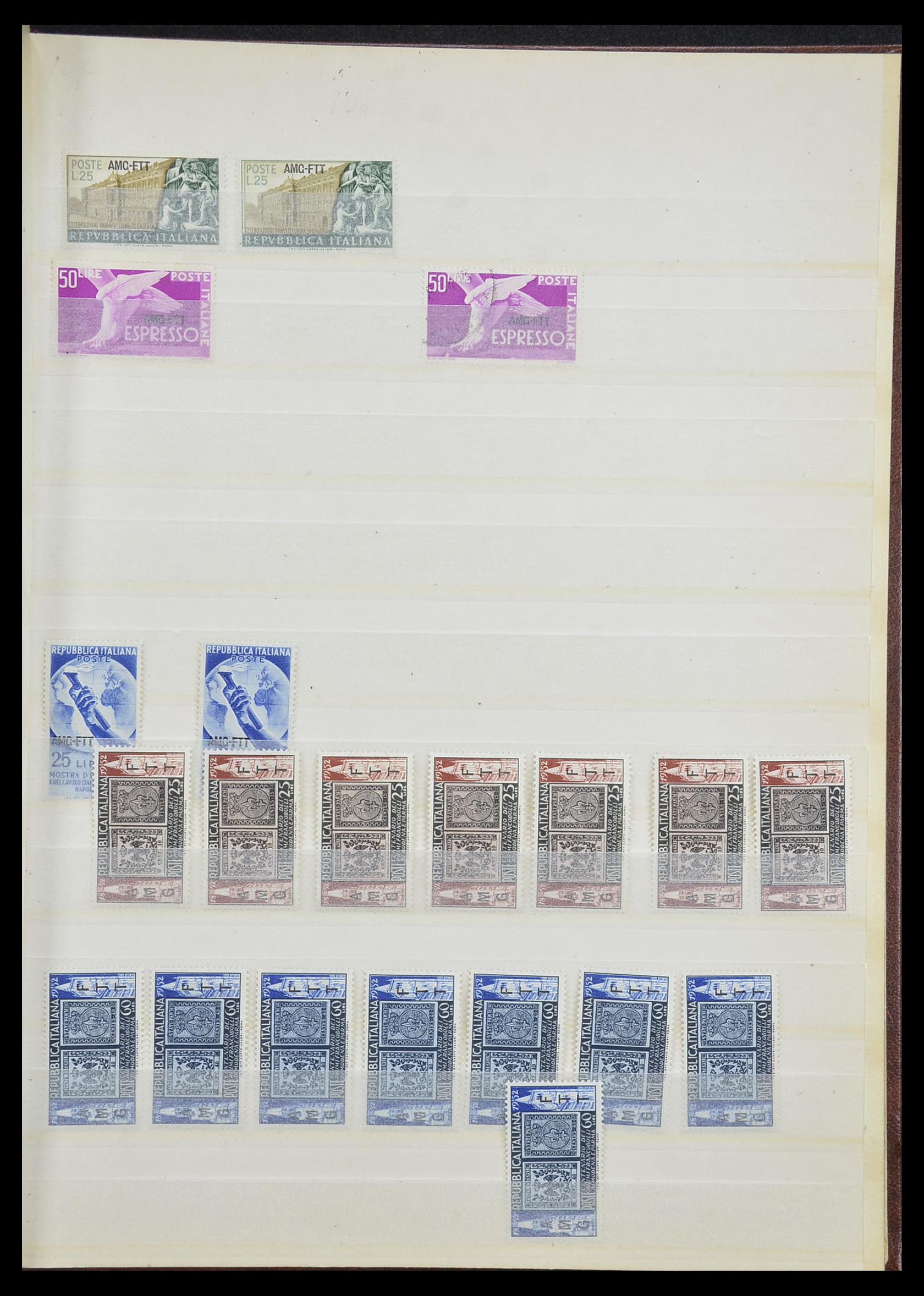 33917 009 - Postzegelverzameling 33917 Triëst, Campione en gebieden 1890-1960.