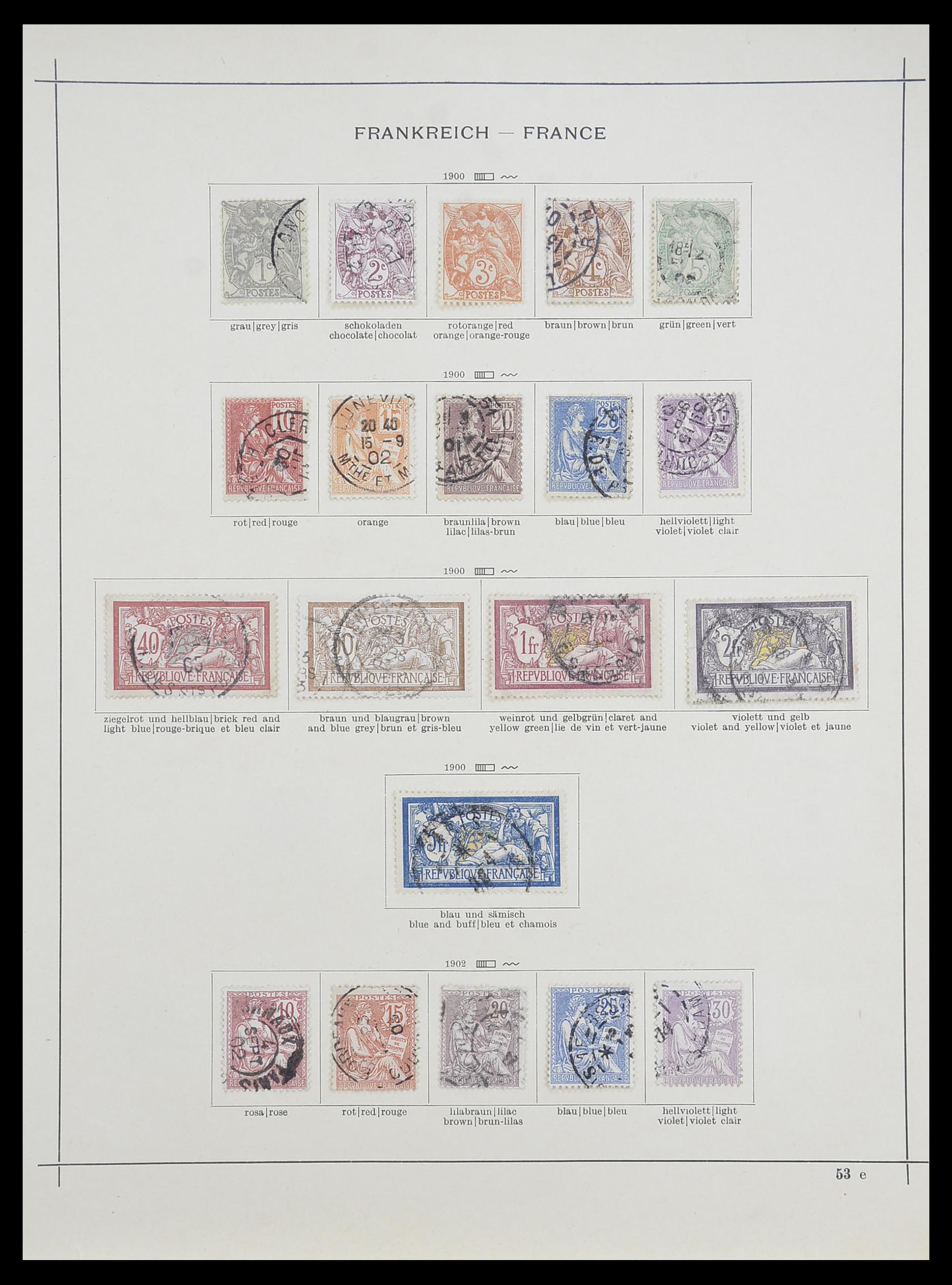 33919 006 - Stamp collection 33919 France 1849-1946.