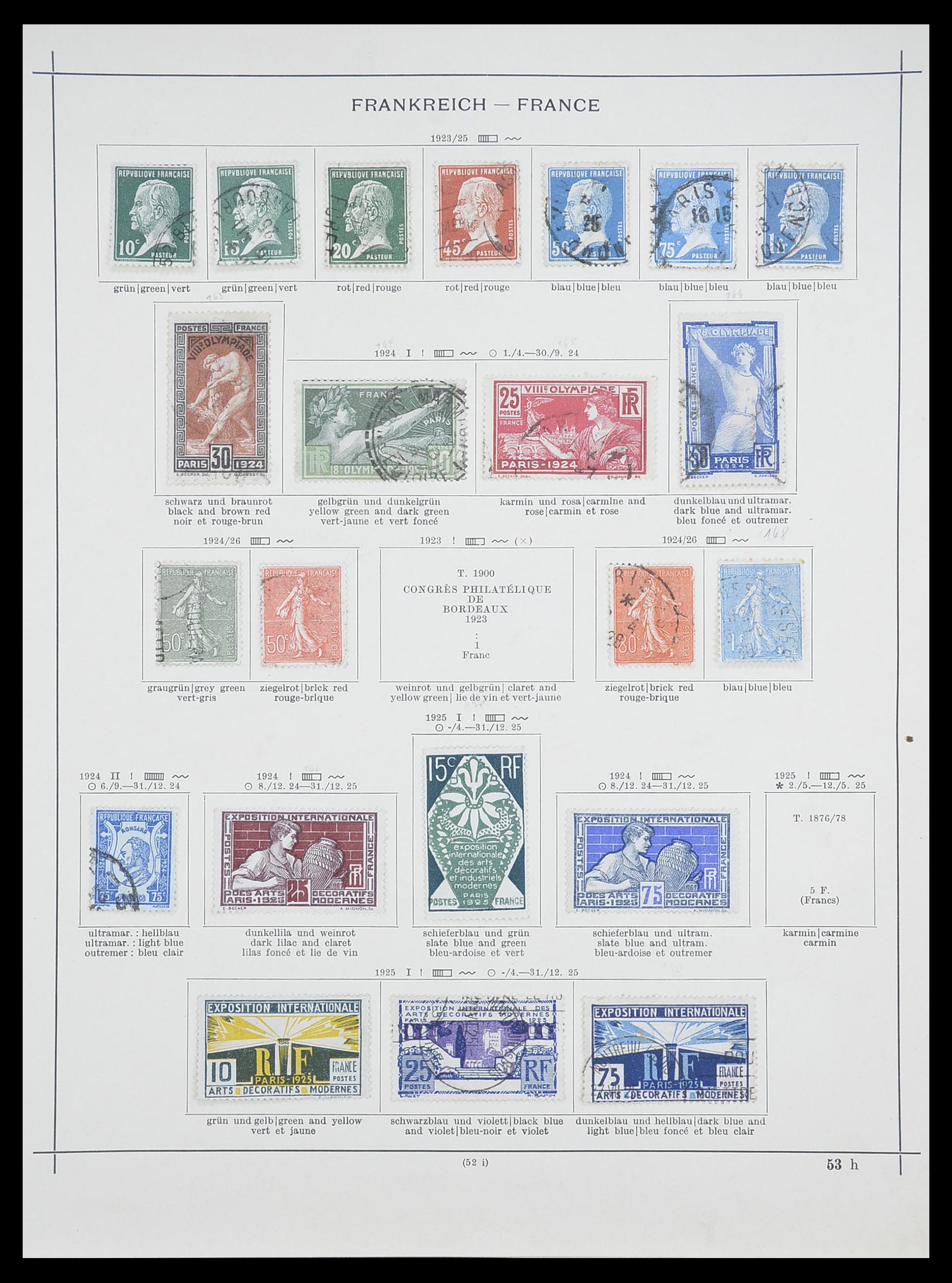 33919 009 - Stamp collection 33919 France 1849-1946.