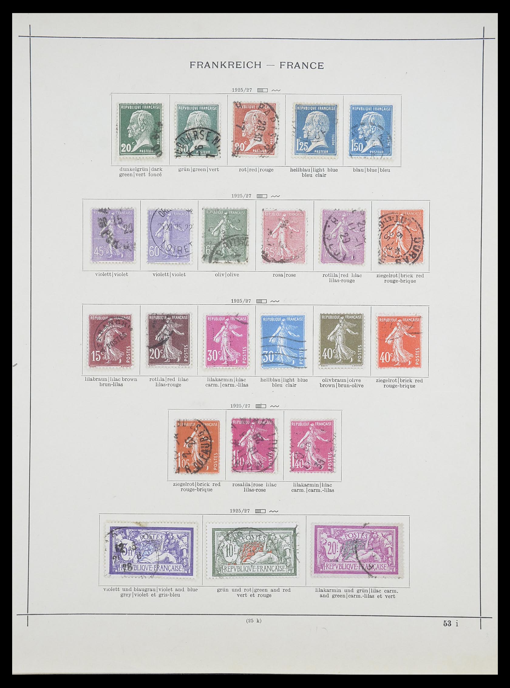 33919 010 - Stamp collection 33919 France 1849-1946.