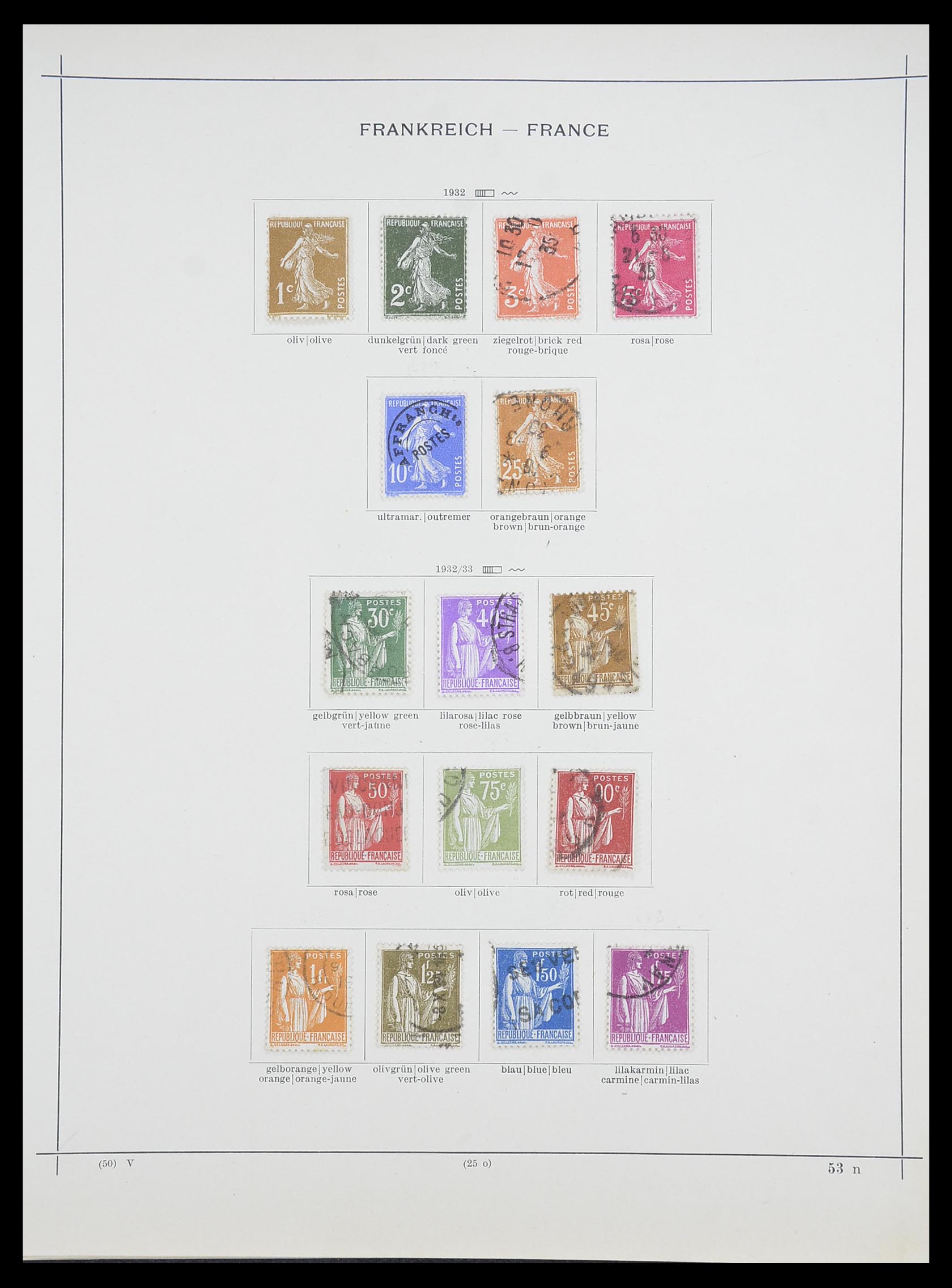 33919 014 - Stamp collection 33919 France 1849-1946.