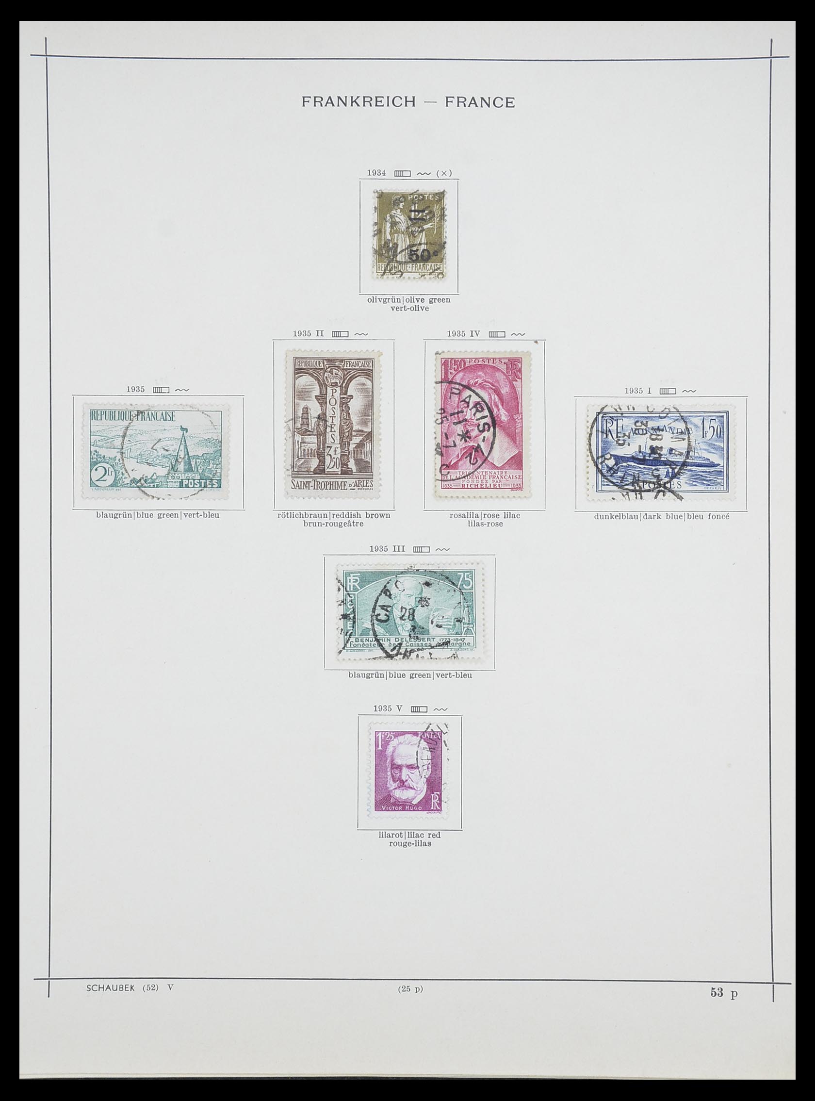 33919 016 - Stamp collection 33919 France 1849-1946.