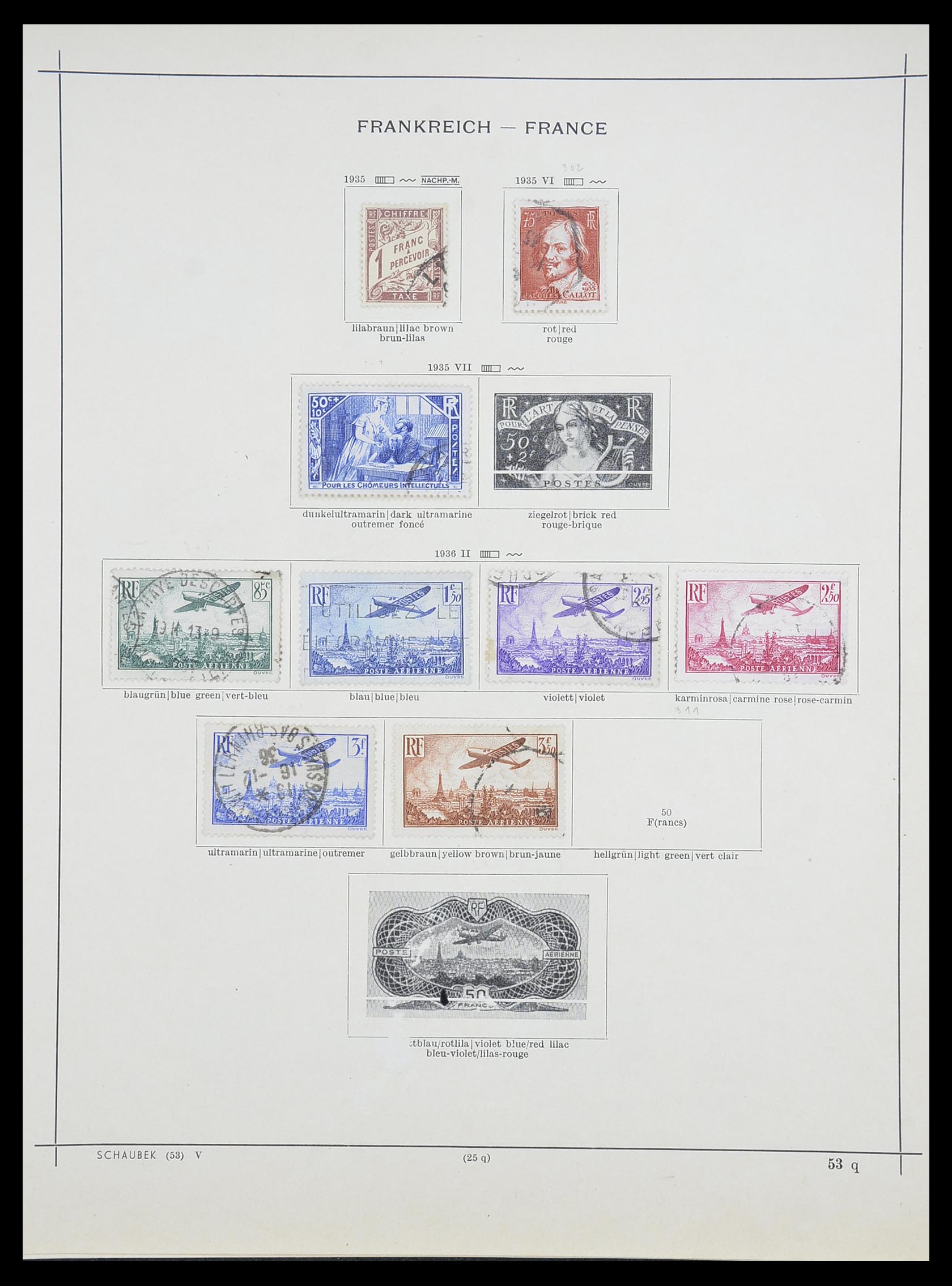 33919 017 - Stamp collection 33919 France 1849-1946.