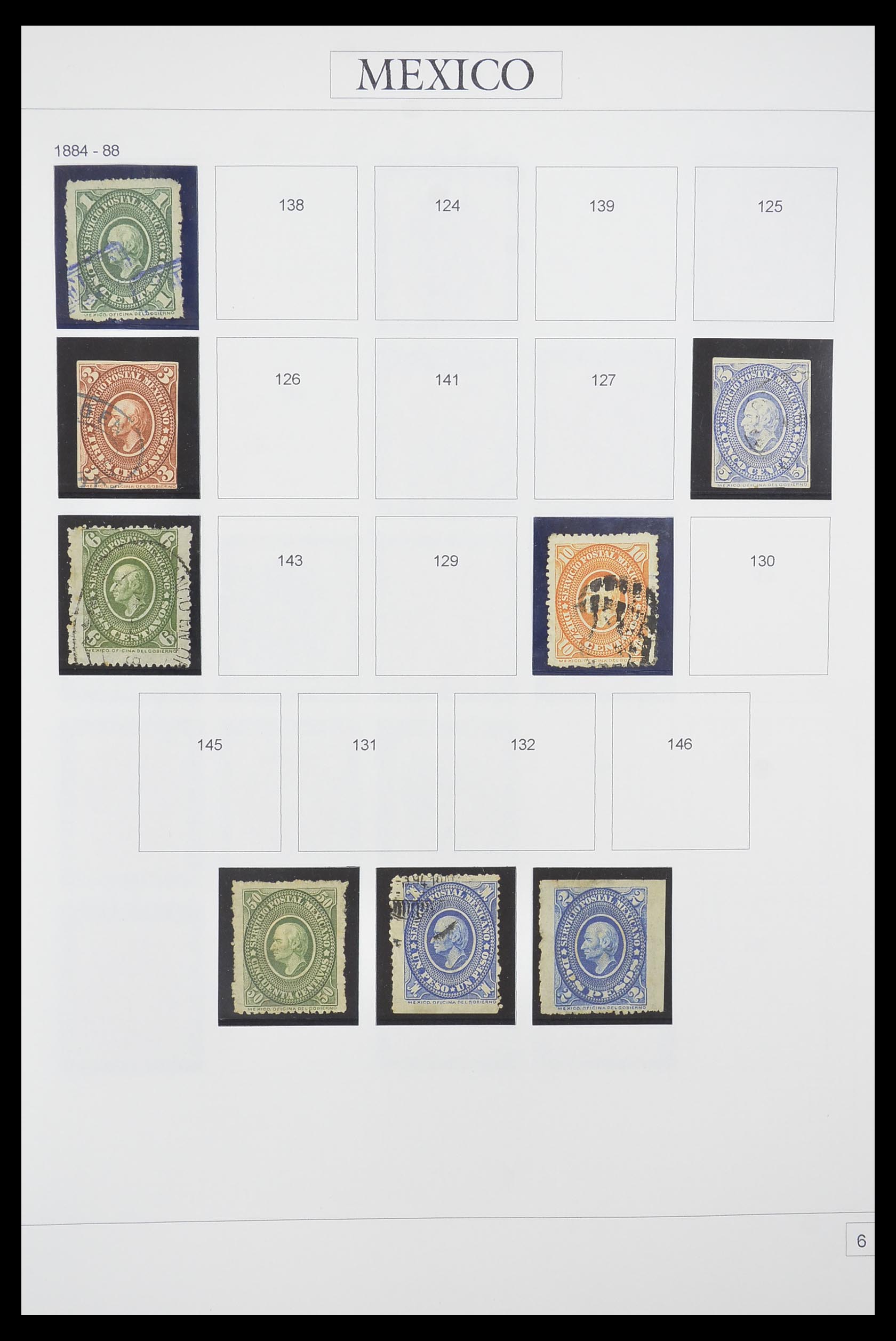 33922 003 - Postzegelverzameling 33922 Mexico 1856-1980.