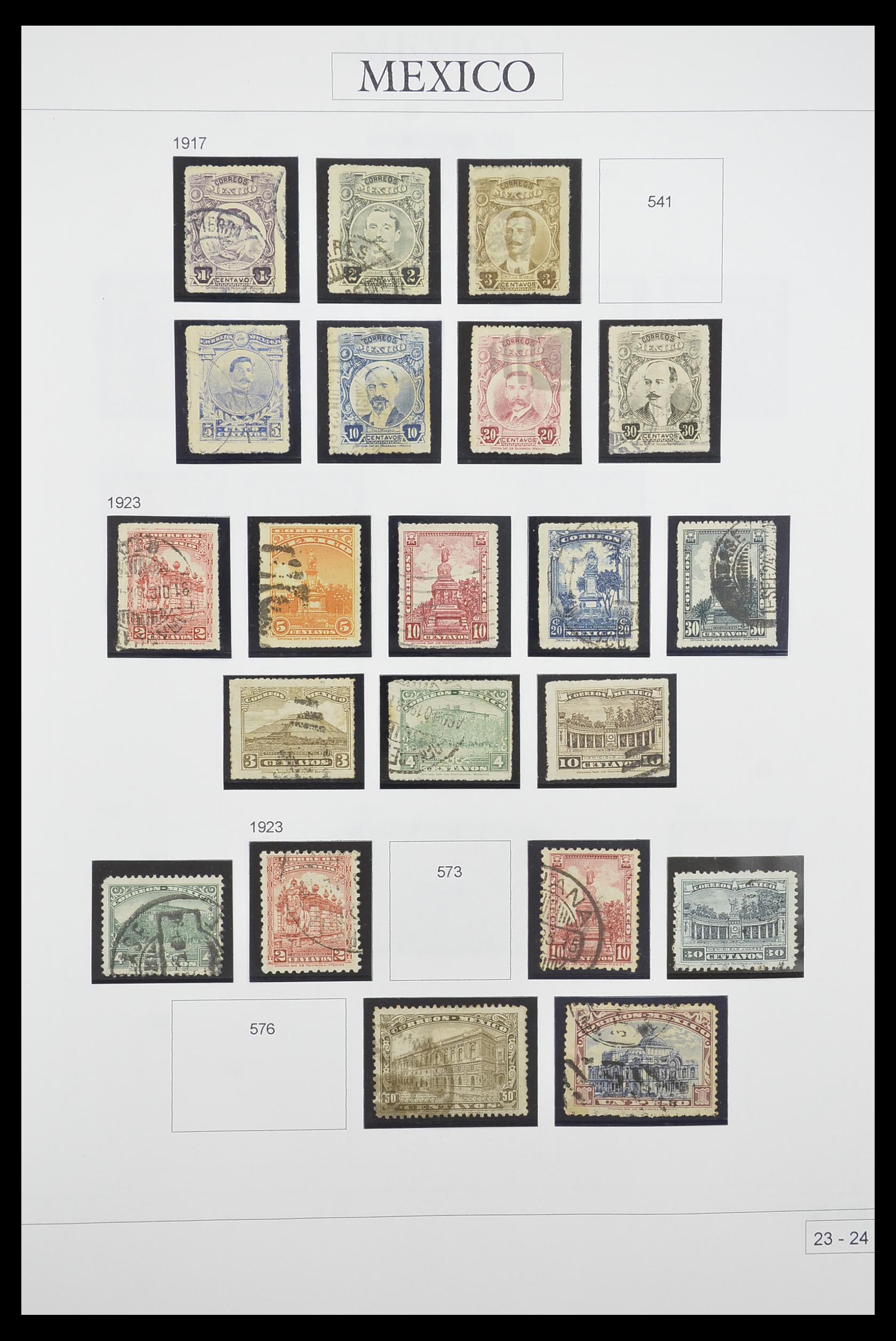 33922 009 - Postzegelverzameling 33922 Mexico 1856-1980.