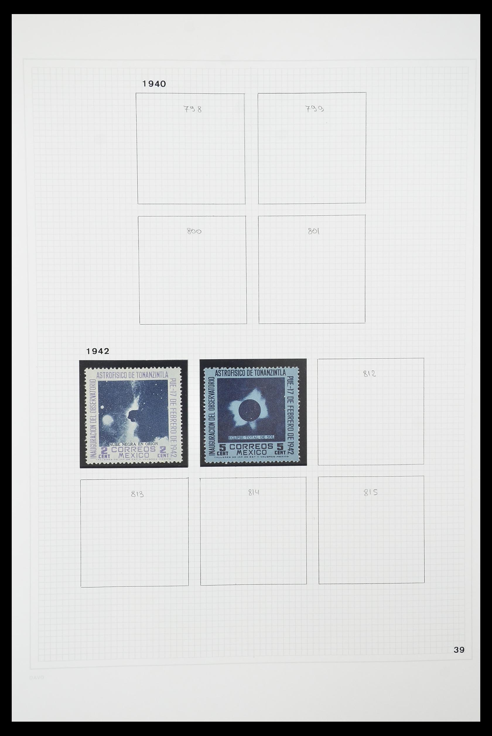 33922 020 - Postzegelverzameling 33922 Mexico 1856-1980.