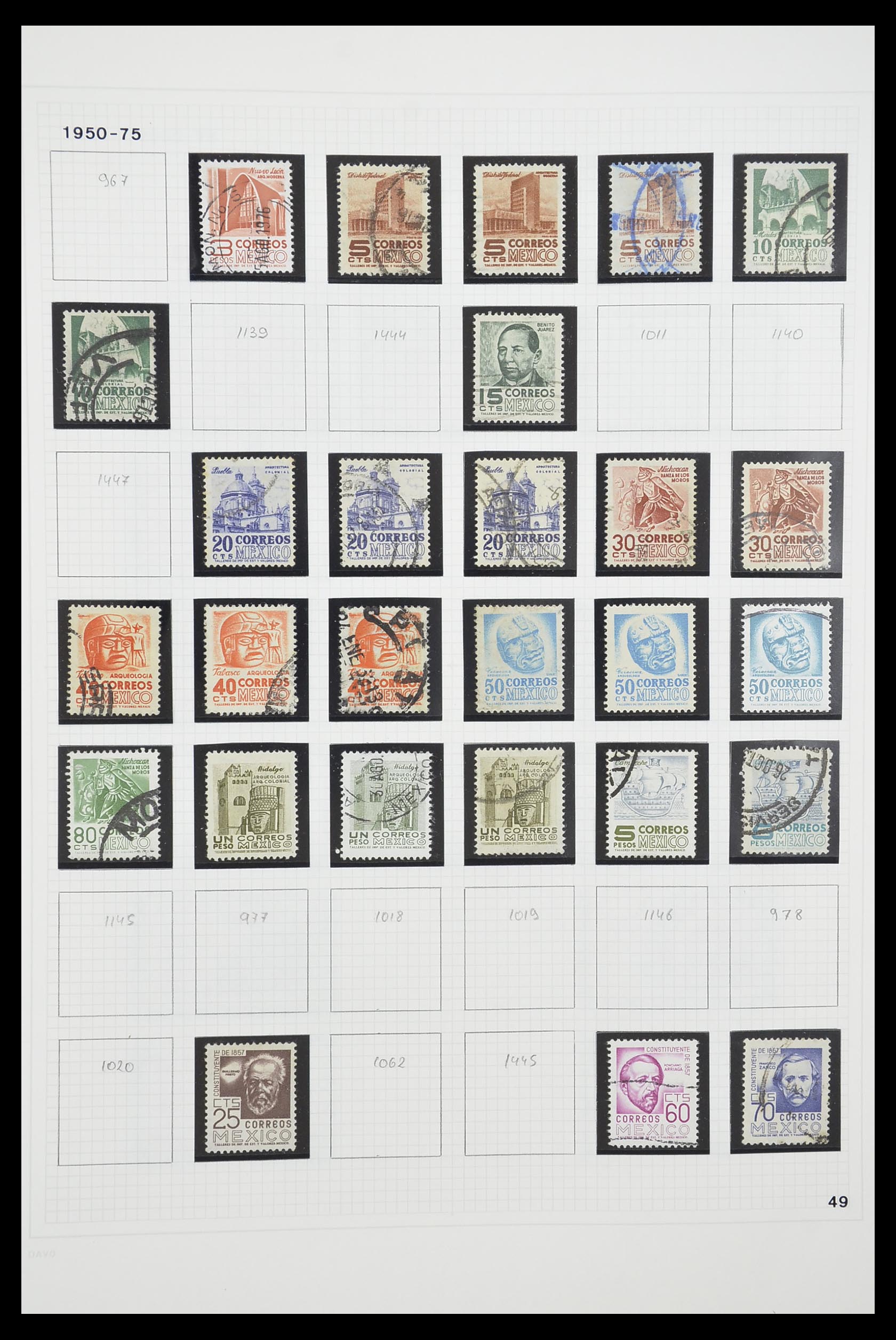 33922 029 - Postzegelverzameling 33922 Mexico 1856-1980.