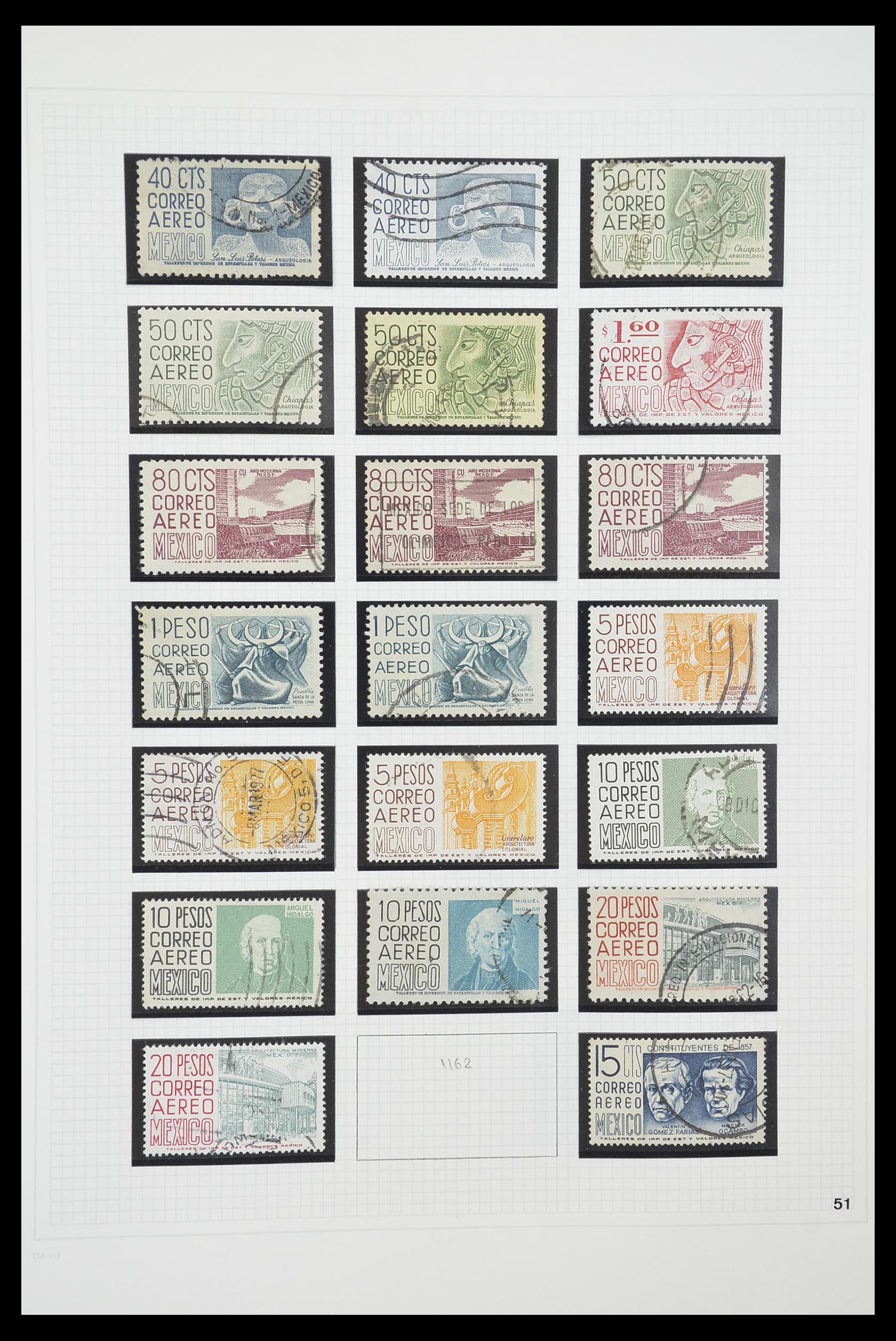 33922 031 - Postzegelverzameling 33922 Mexico 1856-1980.