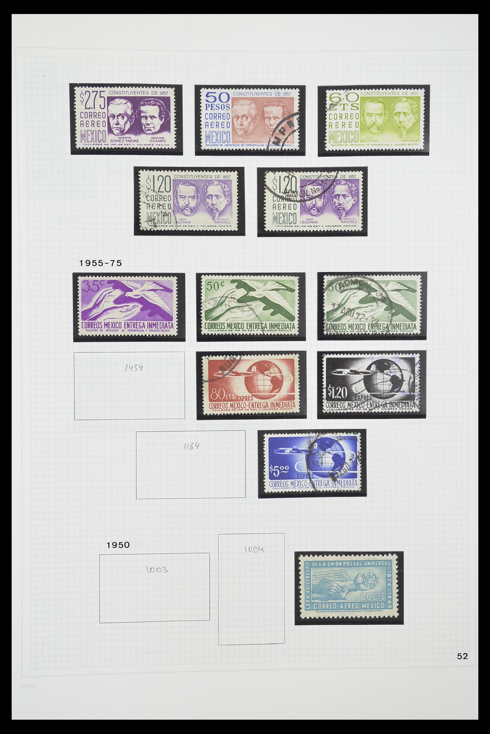 33922 032 - Postzegelverzameling 33922 Mexico 1856-1980.