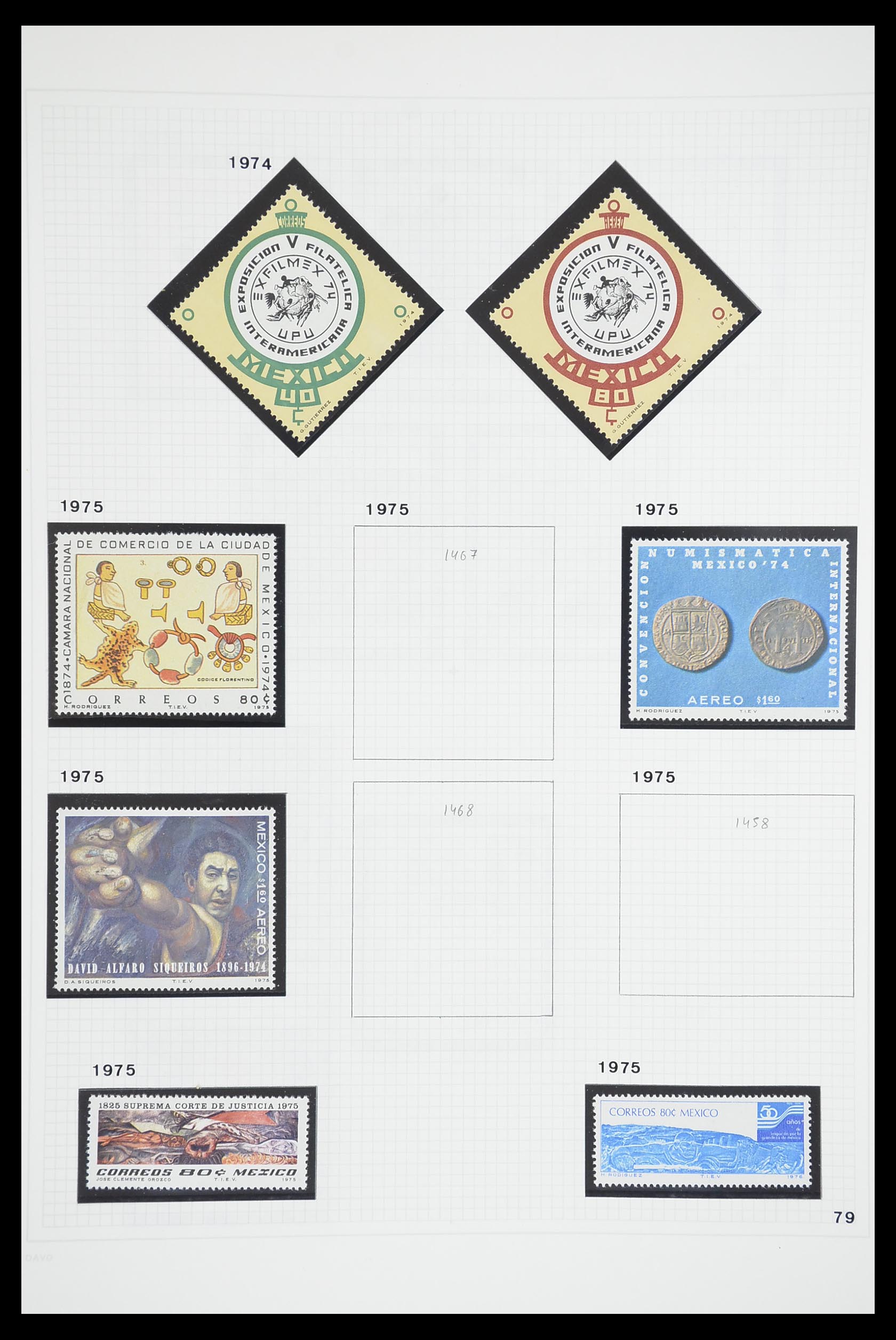 33922 057 - Postzegelverzameling 33922 Mexico 1856-1980.