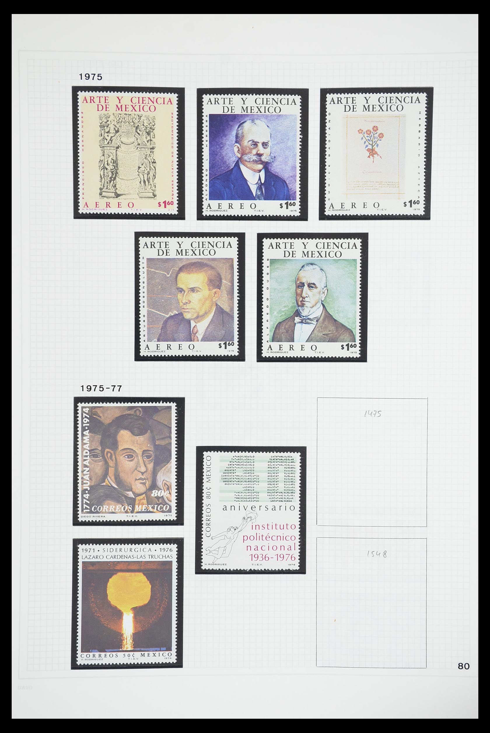 33922 058 - Postzegelverzameling 33922 Mexico 1856-1980.