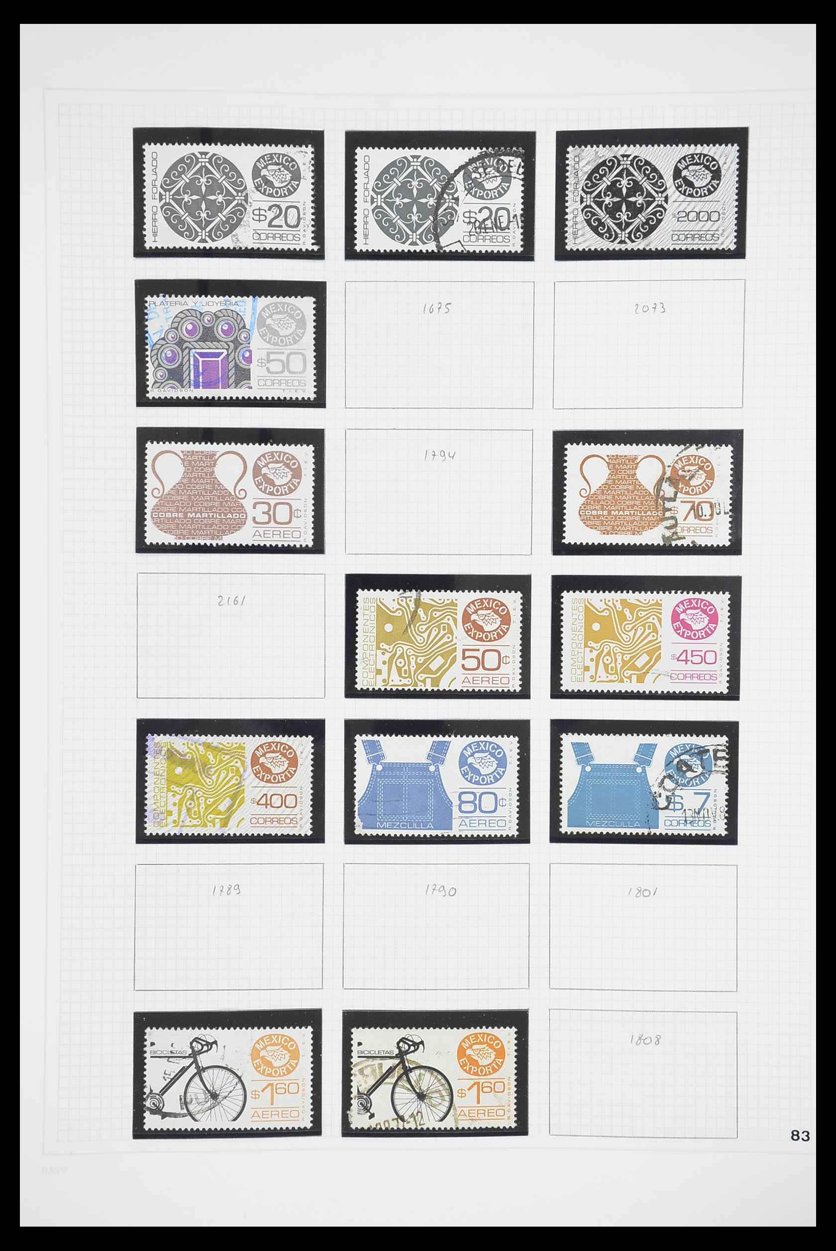 33922 061 - Postzegelverzameling 33922 Mexico 1856-1980.