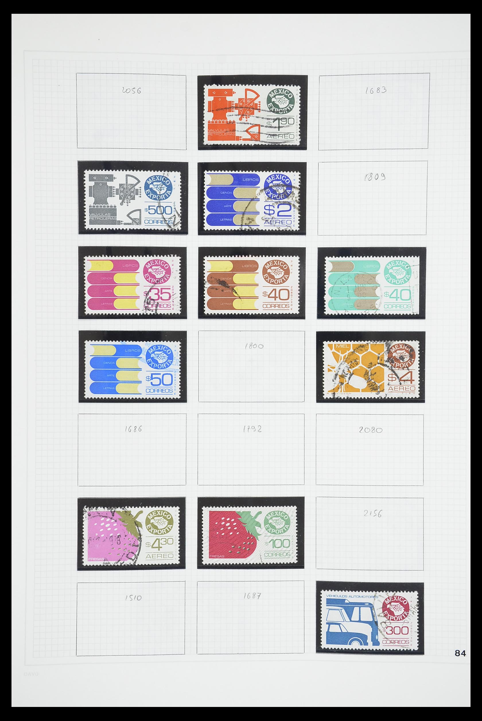 33922 062 - Postzegelverzameling 33922 Mexico 1856-1980.