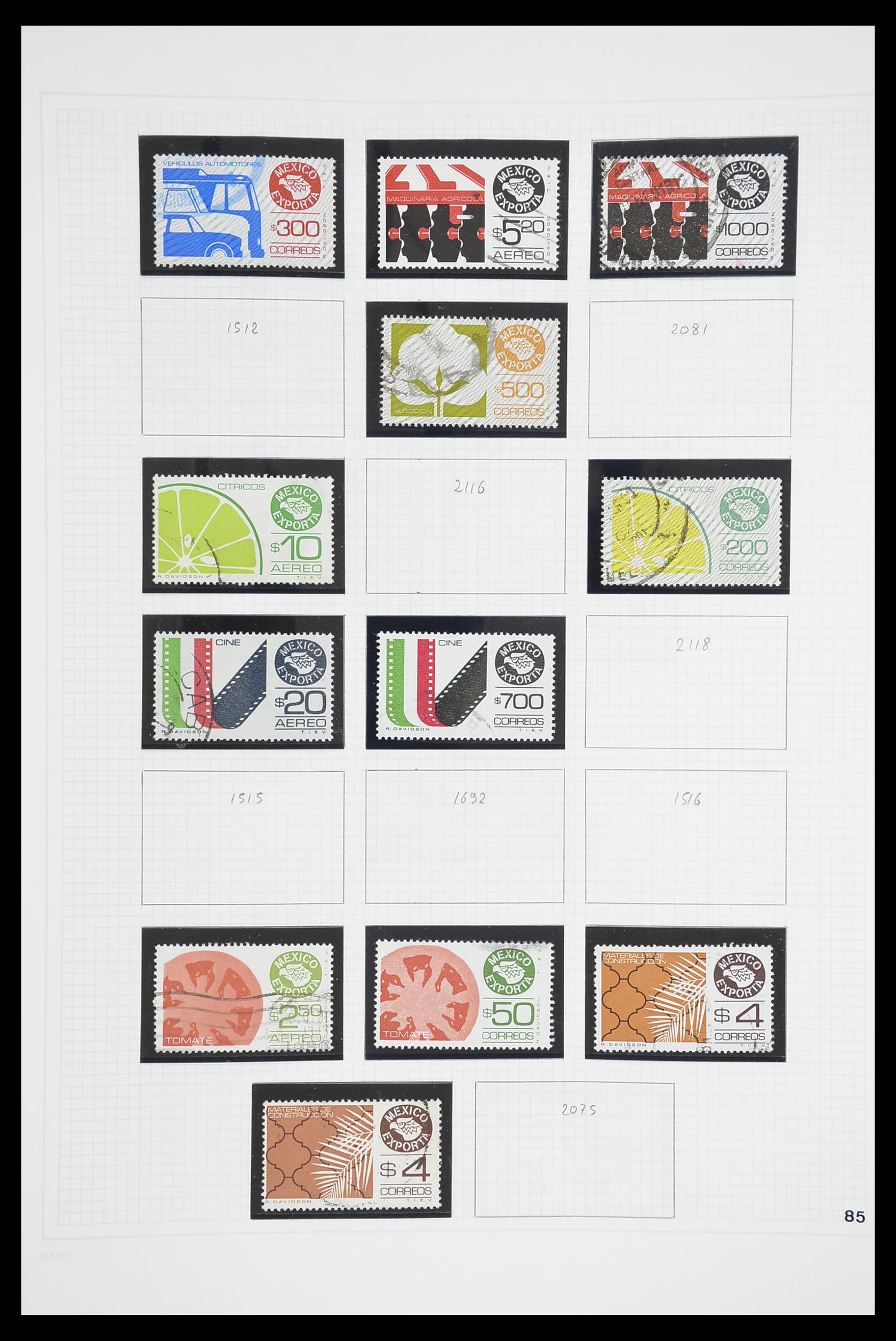 33922 063 - Postzegelverzameling 33922 Mexico 1856-1980.