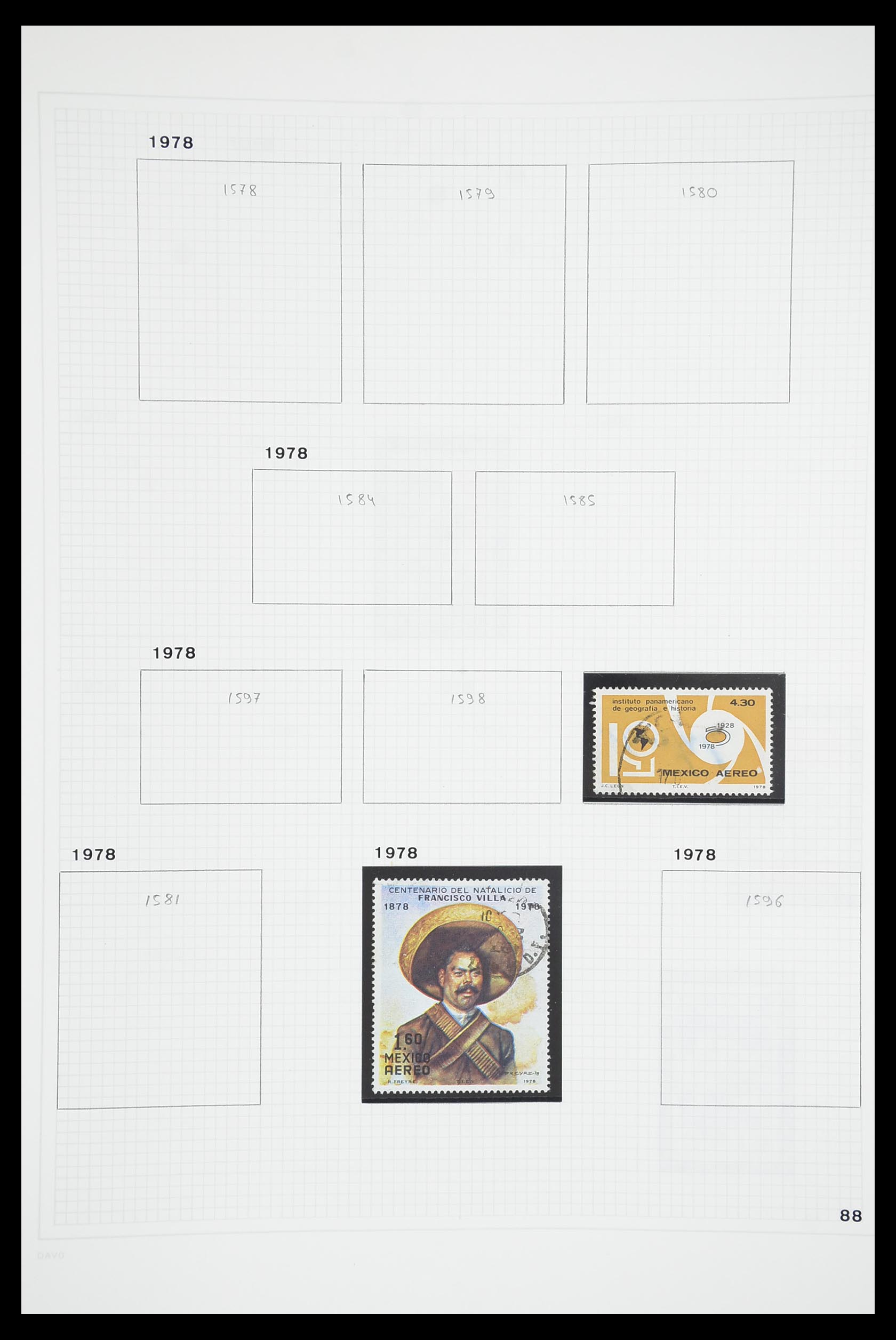 33922 066 - Postzegelverzameling 33922 Mexico 1856-1980.