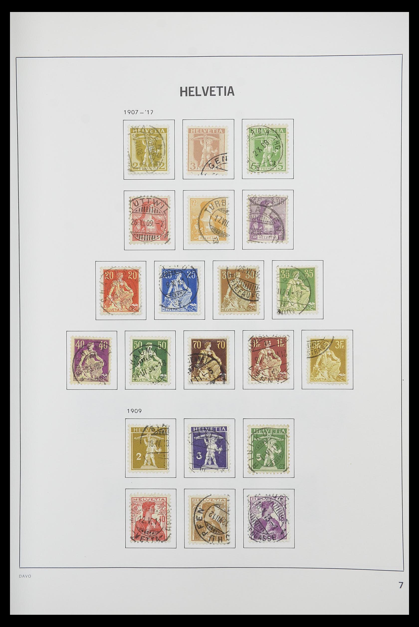 33925 005 - Stamp collection 33925 Switzerland 1854-1991.