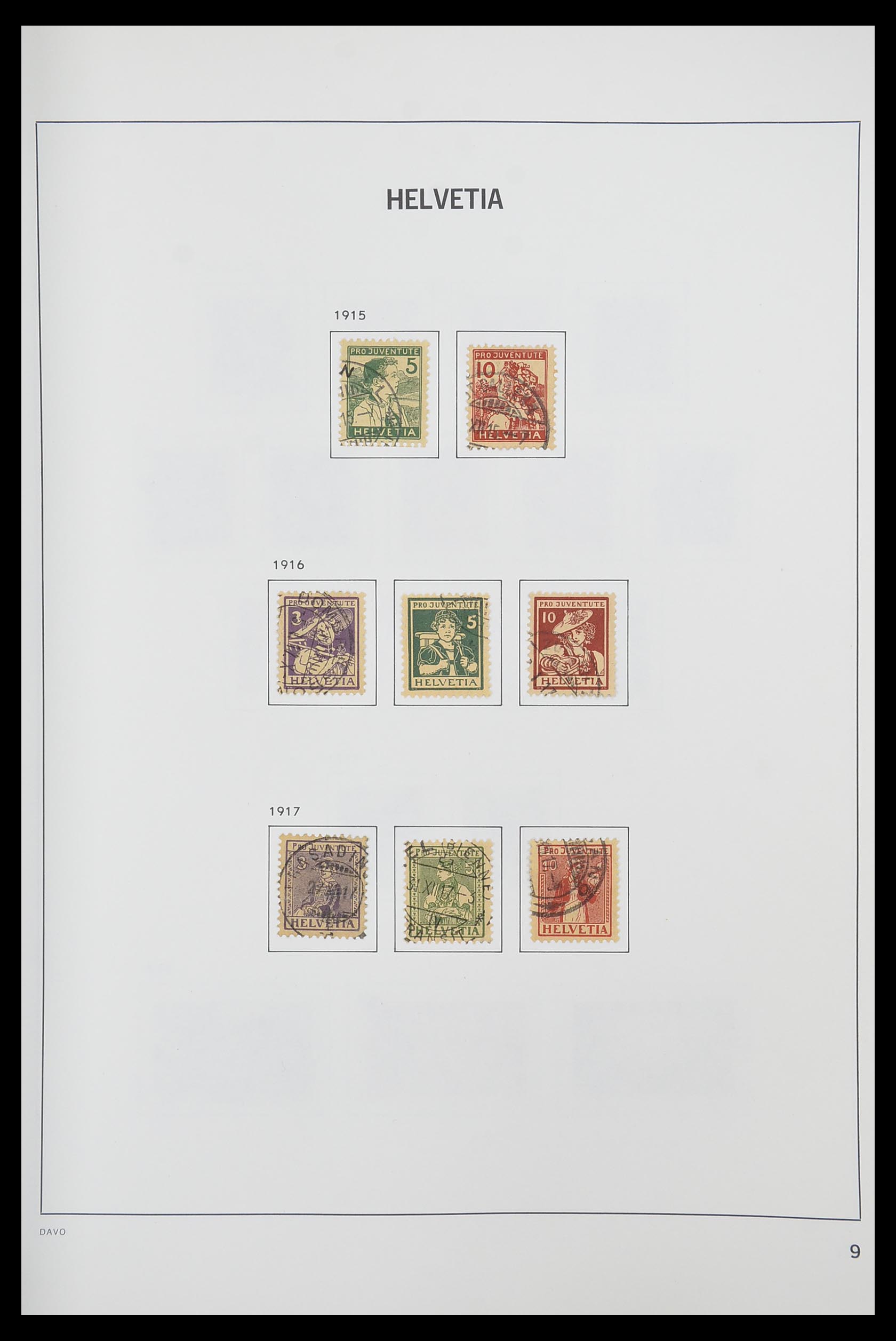 33925 007 - Stamp collection 33925 Switzerland 1854-1991.