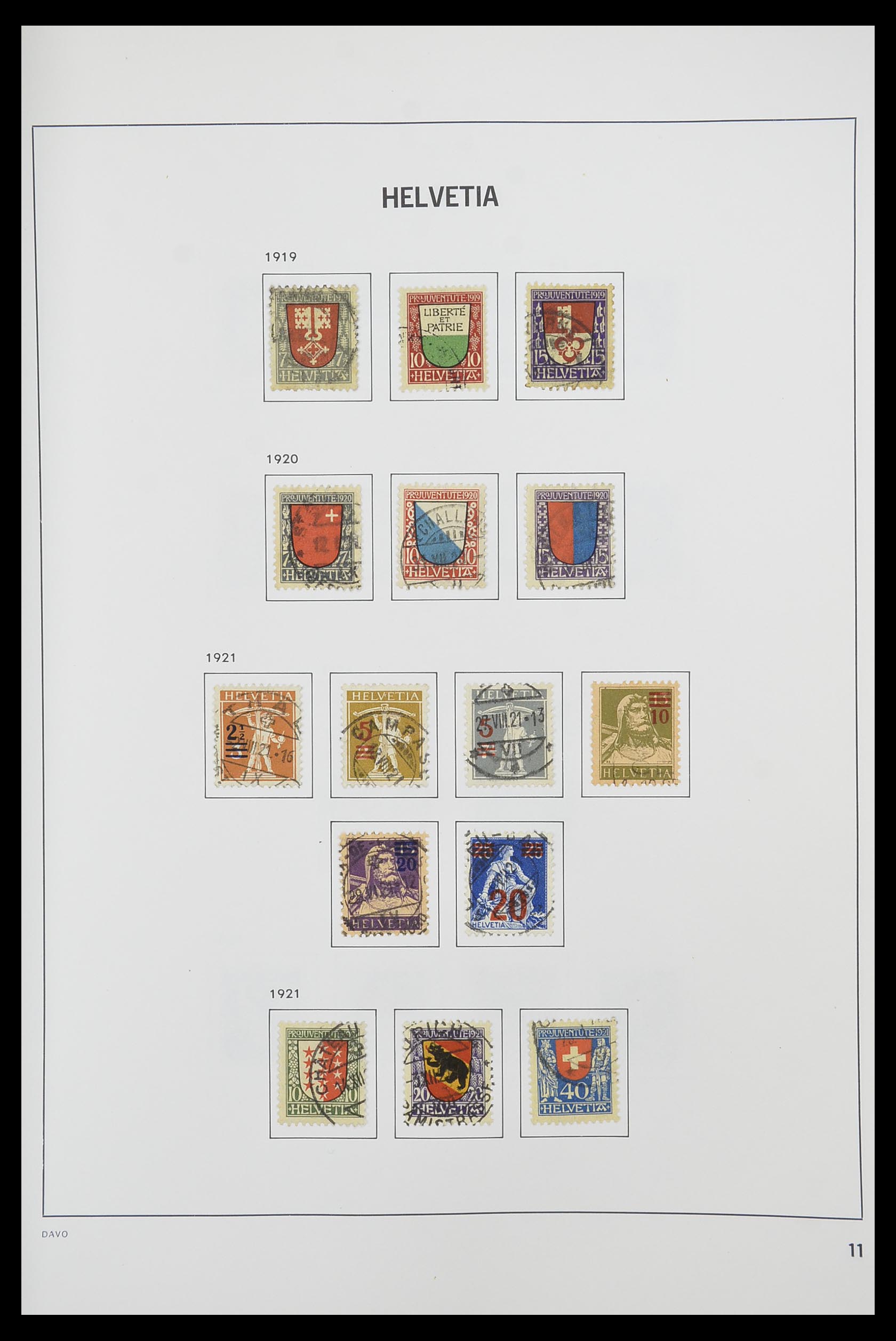 33925 009 - Stamp collection 33925 Switzerland 1854-1991.