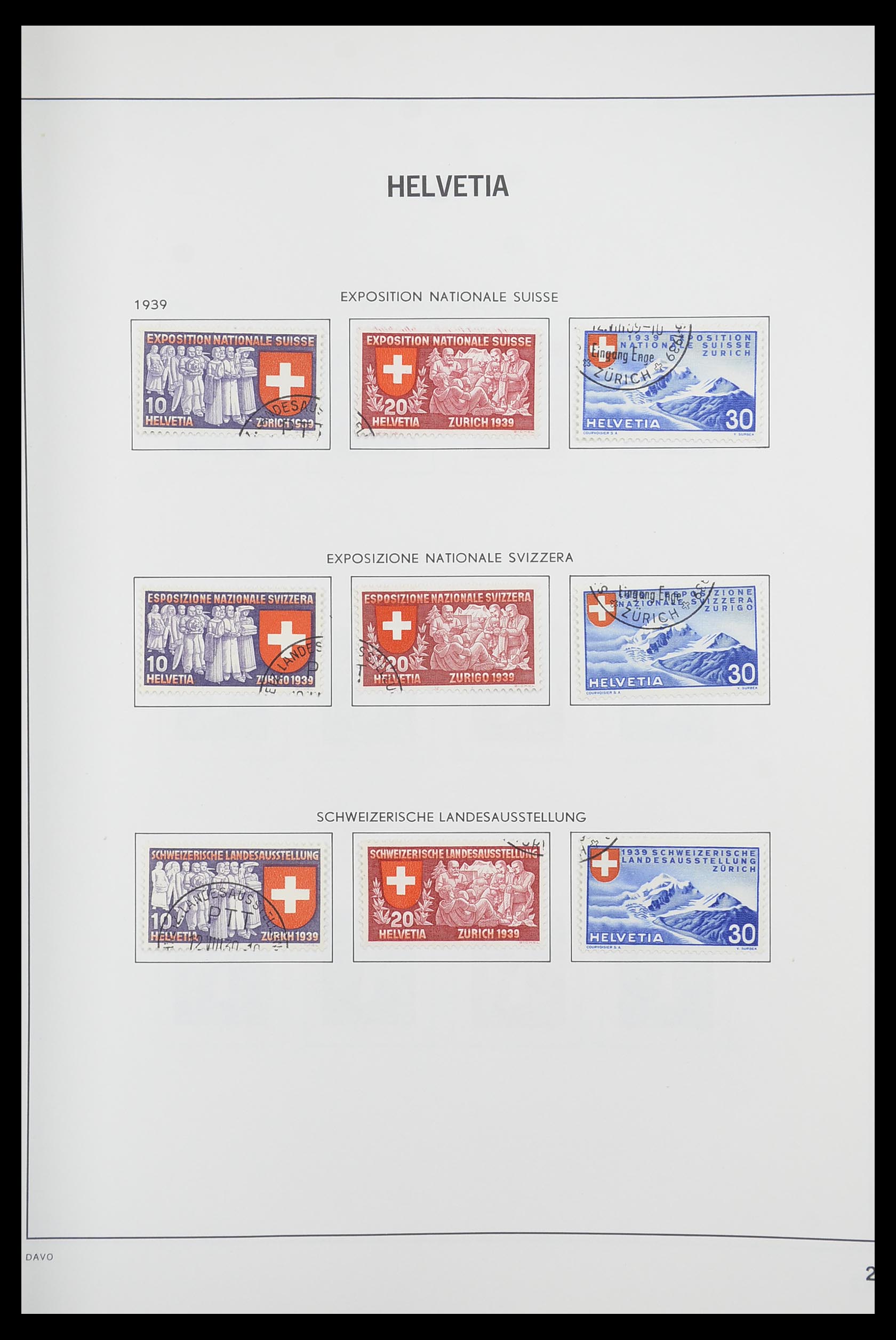 33925 019 - Stamp collection 33925 Switzerland 1854-1991.