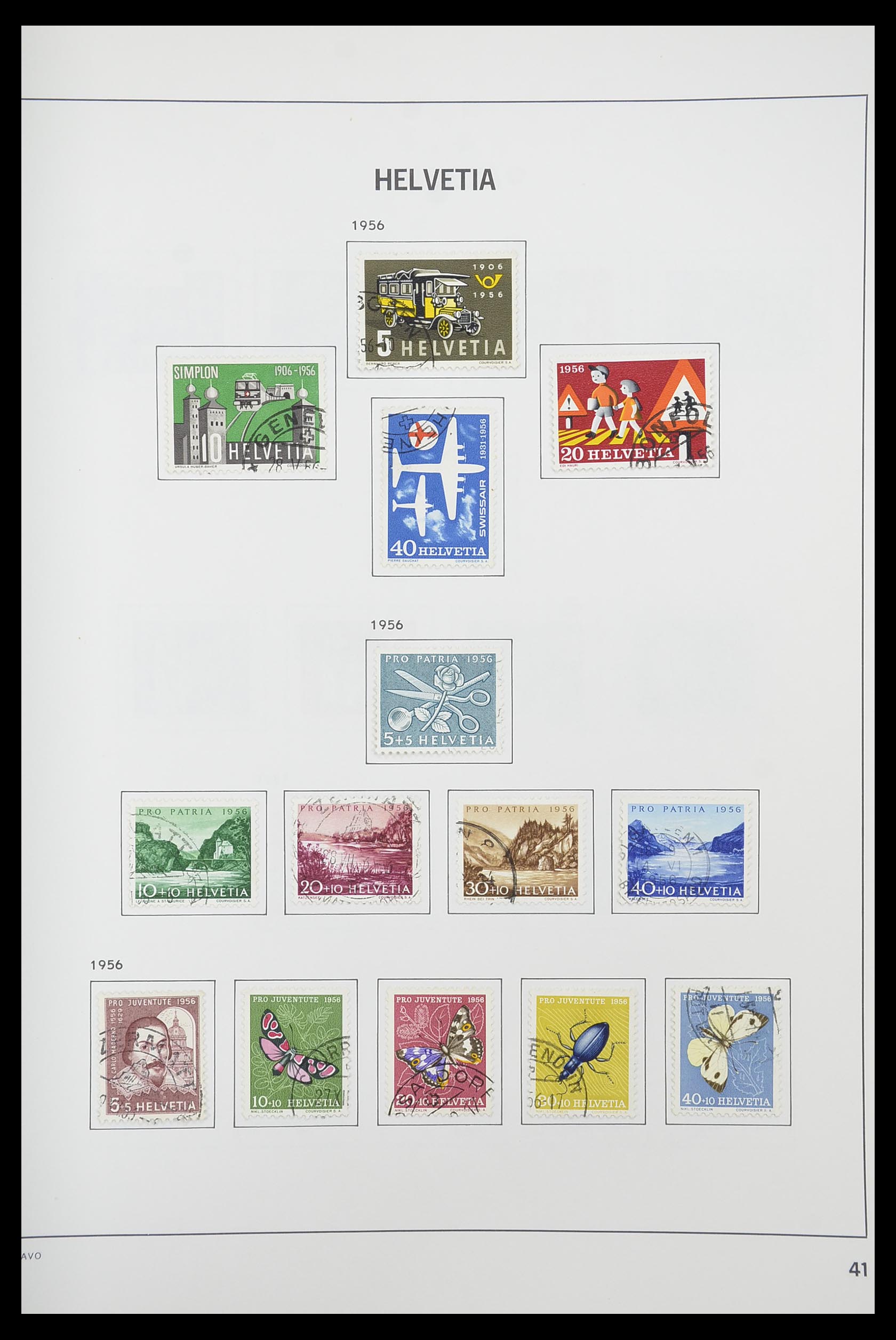 33925 039 - Postzegelverzameling 33925 Zwitserland 1854-1991.