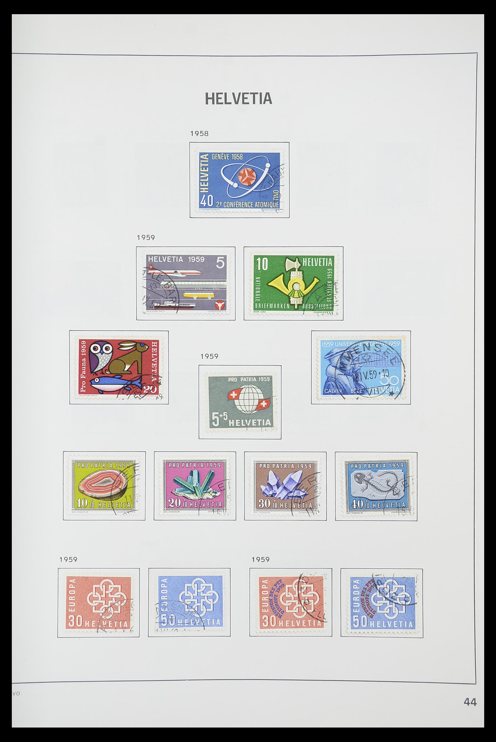 33925 042 - Postzegelverzameling 33925 Zwitserland 1854-1991.