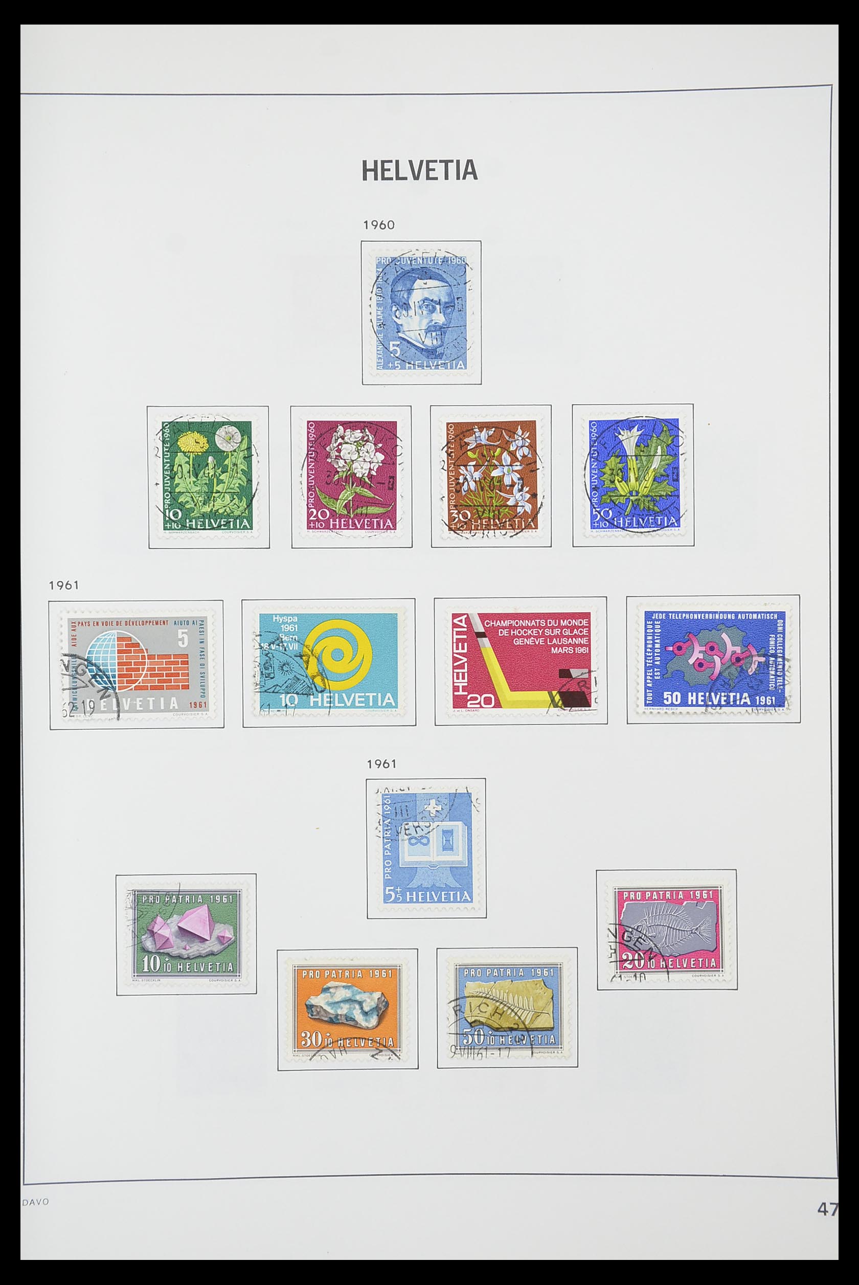 33925 045 - Stamp collection 33925 Switzerland 1854-1991.