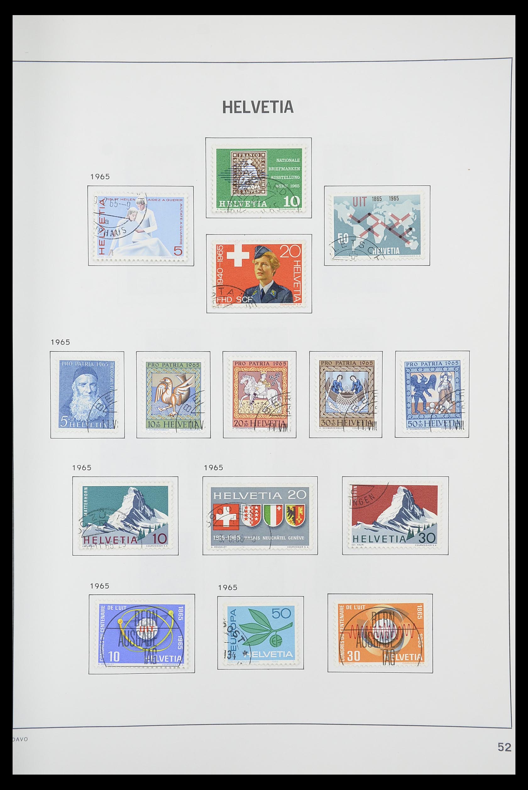 33925 050 - Postzegelverzameling 33925 Zwitserland 1854-1991.